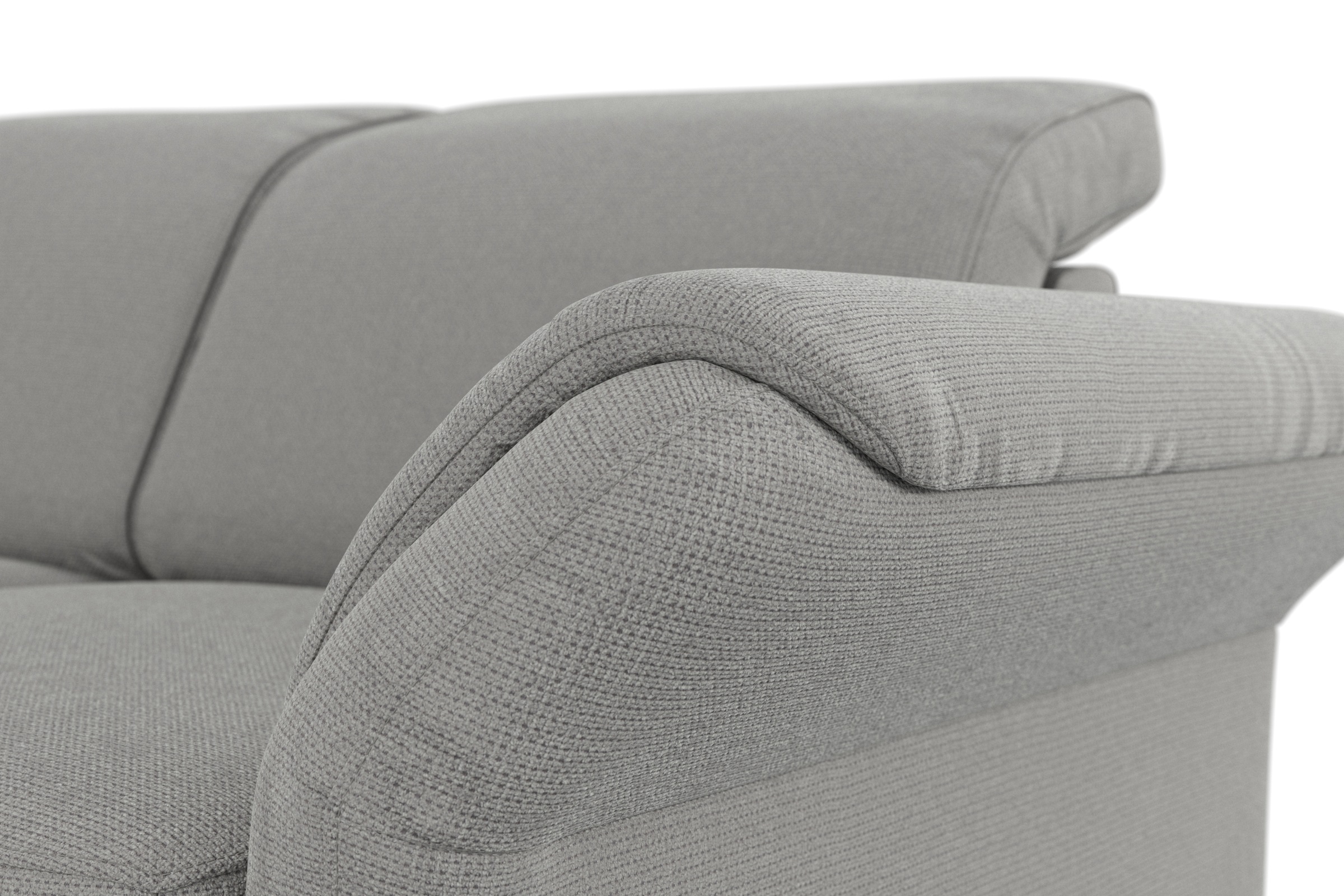 sit&more Ecksofa »Apulia L-Form«, wahlweise Bettfunktion, Bettkasten und Kopf- und Armteilverstellung