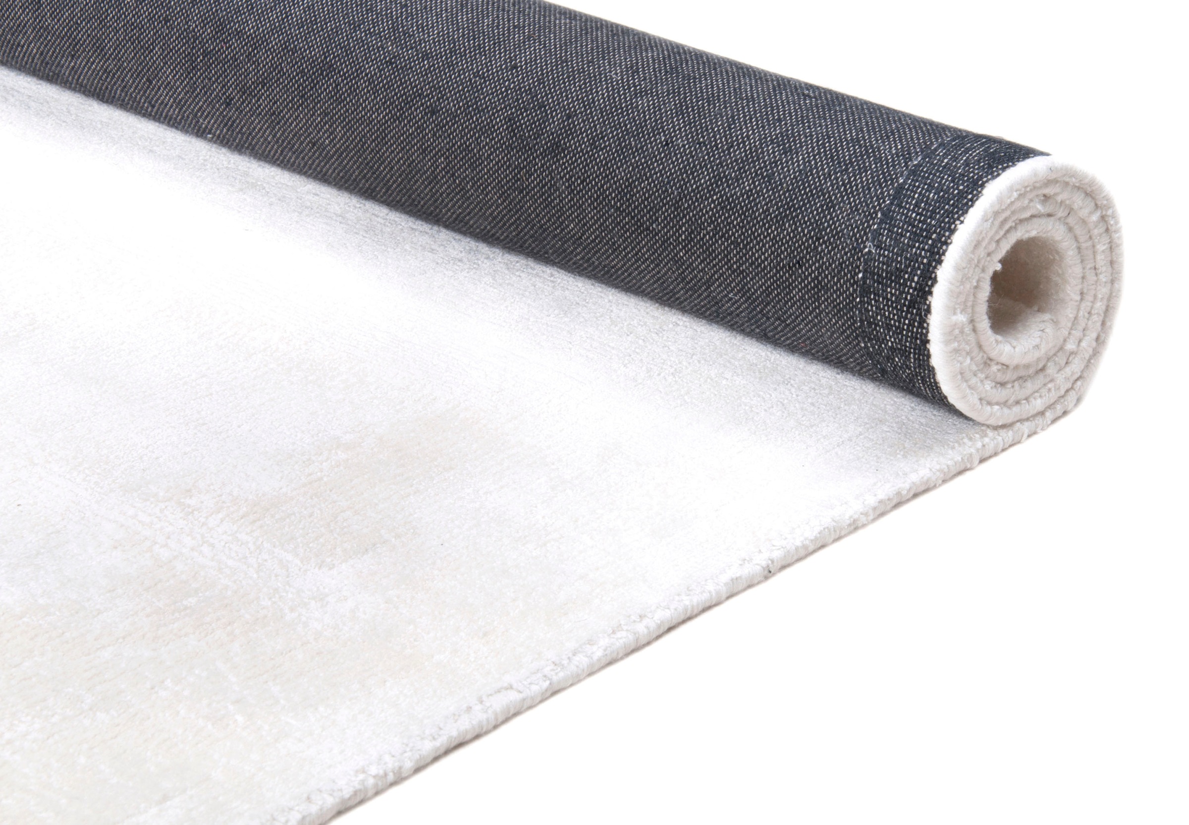 TOM TAILOR HOME Teppich »Shine uni«, rechteckig, 8 mm Höhe, Handweb Teppich, 100% Viskose, handgewebt, mit elegantem Schimmer