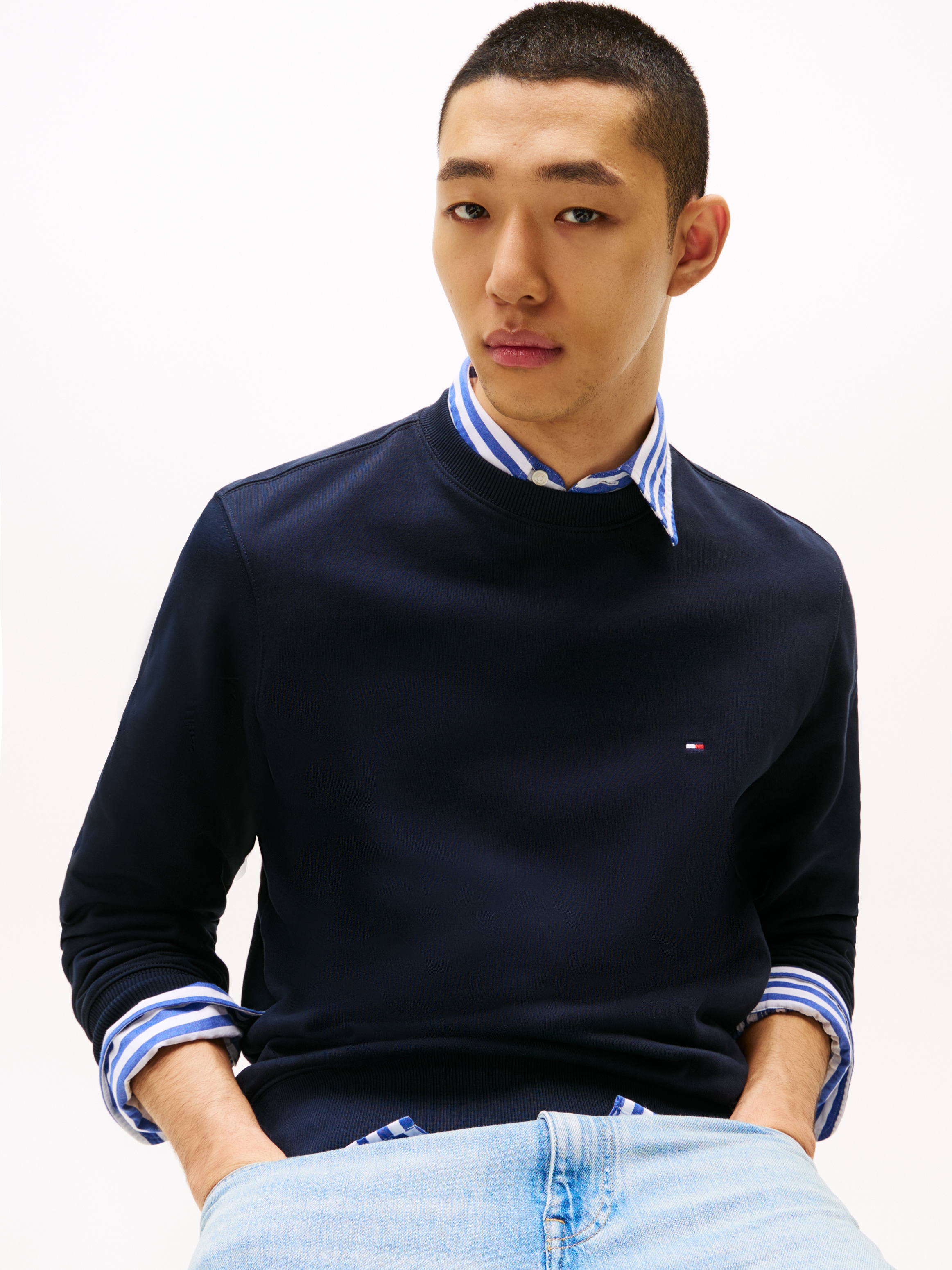 Tommy Hilfiger Sweatshirt »ESSENTIAL TERRY CREWNECK«