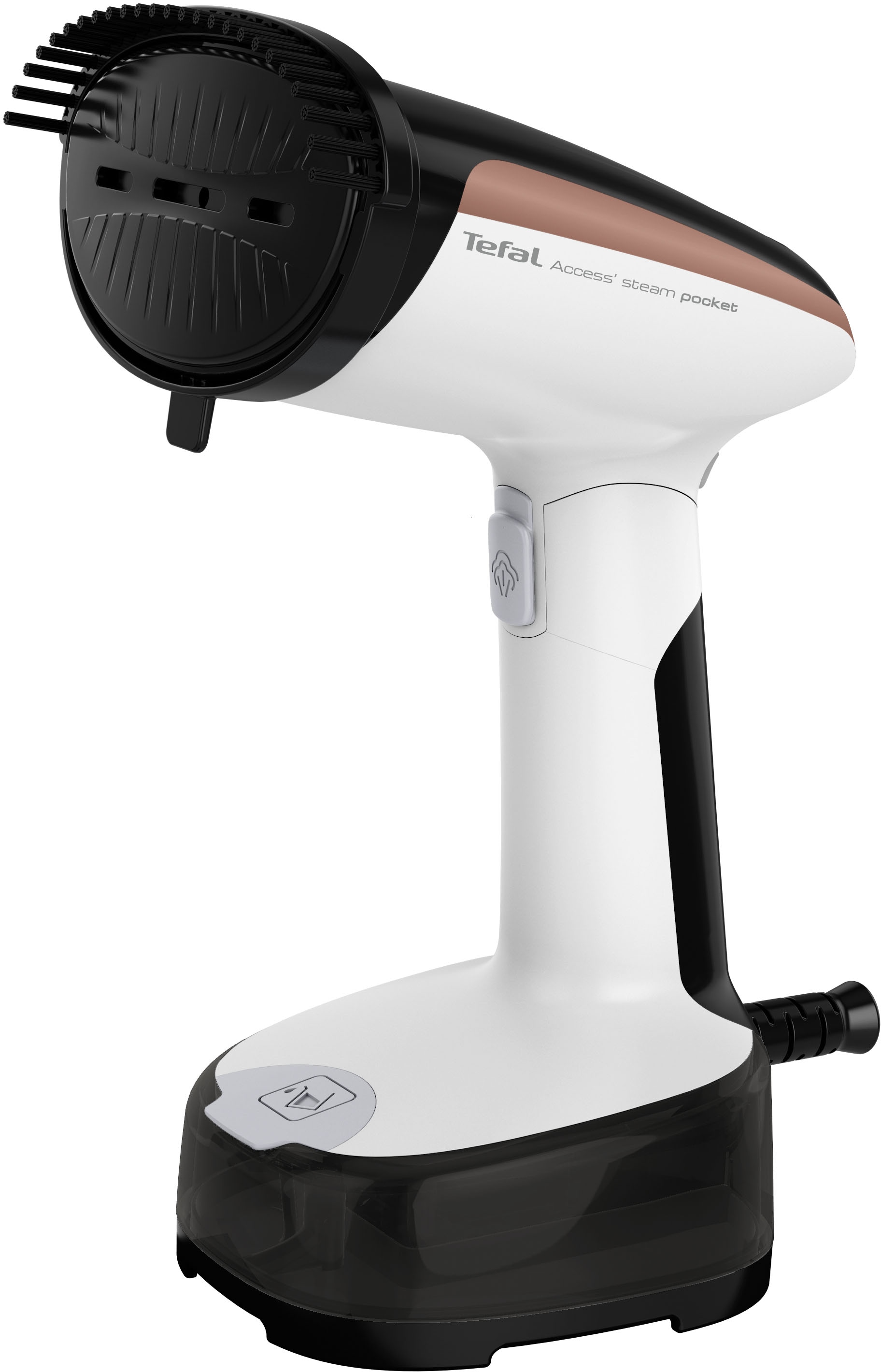 Tefal Dampfbürste »Access Steam Pocket, 1300 W, Steamer mit nur 15 Sekunden Aufheizzeit,«, 1300 W, kompaktes Design, klappbar, keimvernichtend, 120 ml Wassertank, DT3030