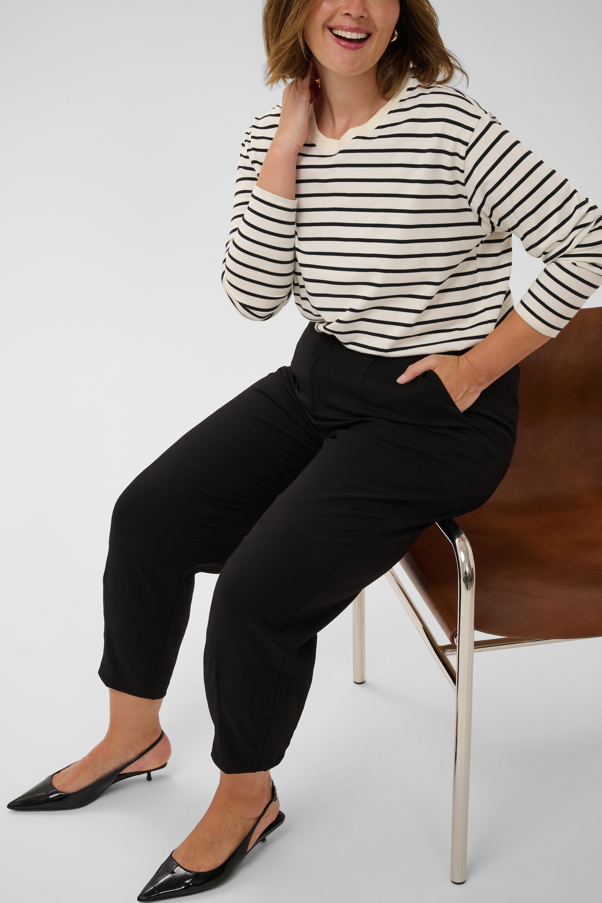 KAFFE Curve Marlene-Hose »Damen Hose KCmerla«
