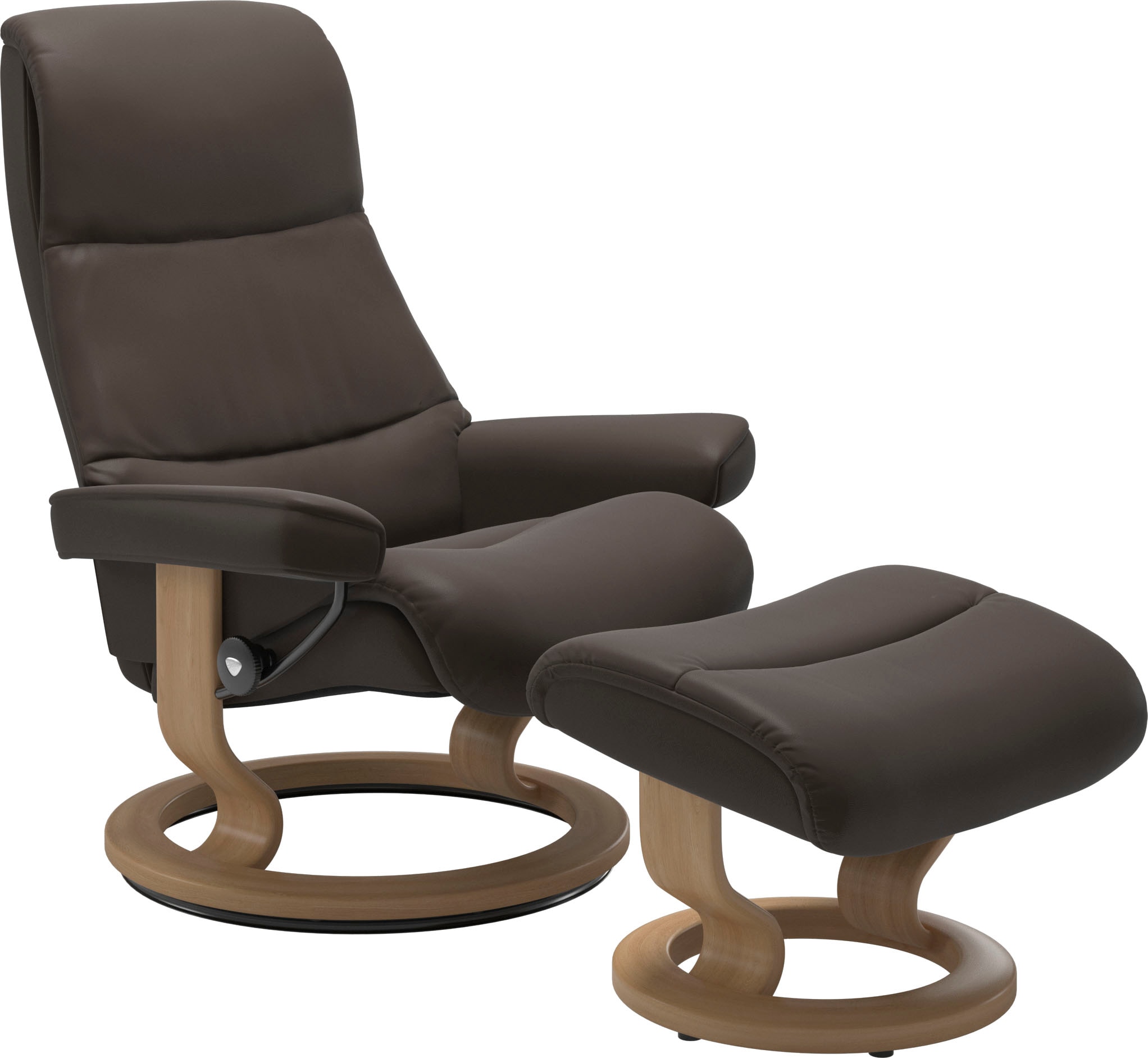 Stressless® Relaxsessel »View« Set, Relaxsessel mit Hocker, mit Classic Bas günstig online kaufen