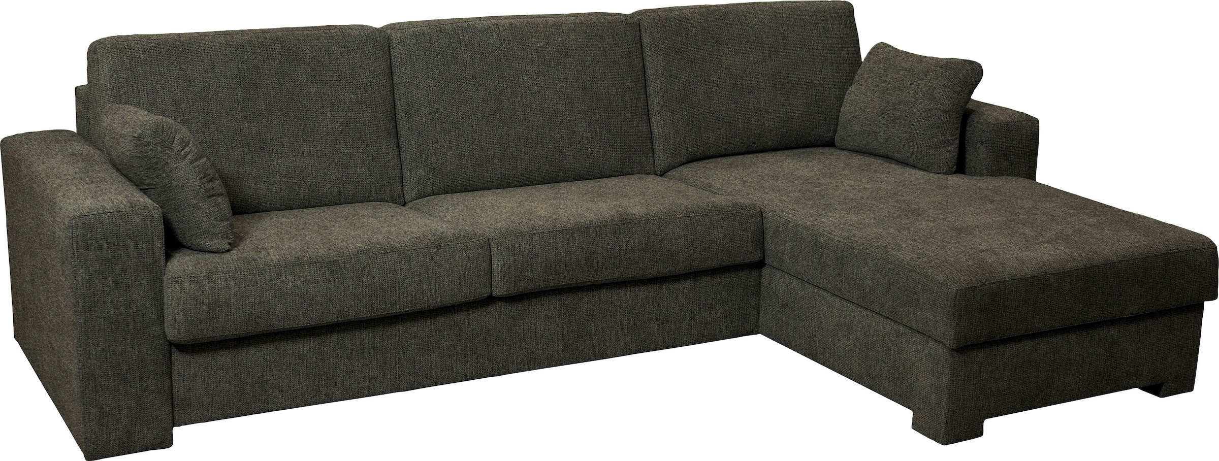 Home affaire Ecksofa »Roma "M" Matratzenhöhe 14 cm, Dauerschlaffunktion, mit Unterfederung,«, Liegemaße ca 143x198 cm, L-Form