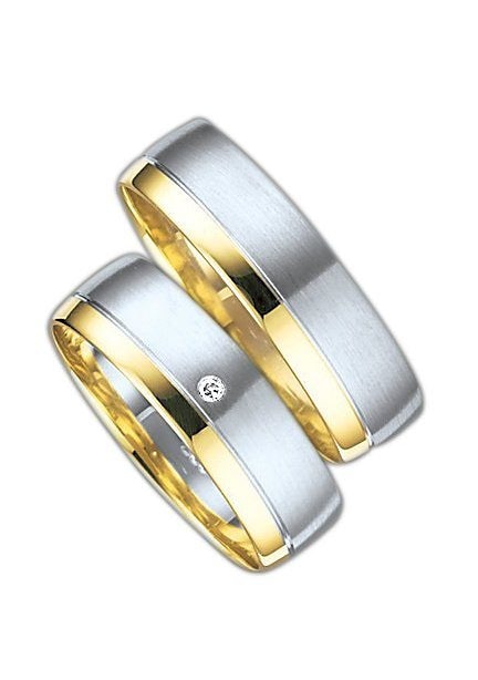 Germany Made 375 Brillant/Diamant mit - Geschenk Gold »Schmuck Ehering Hochzeit \