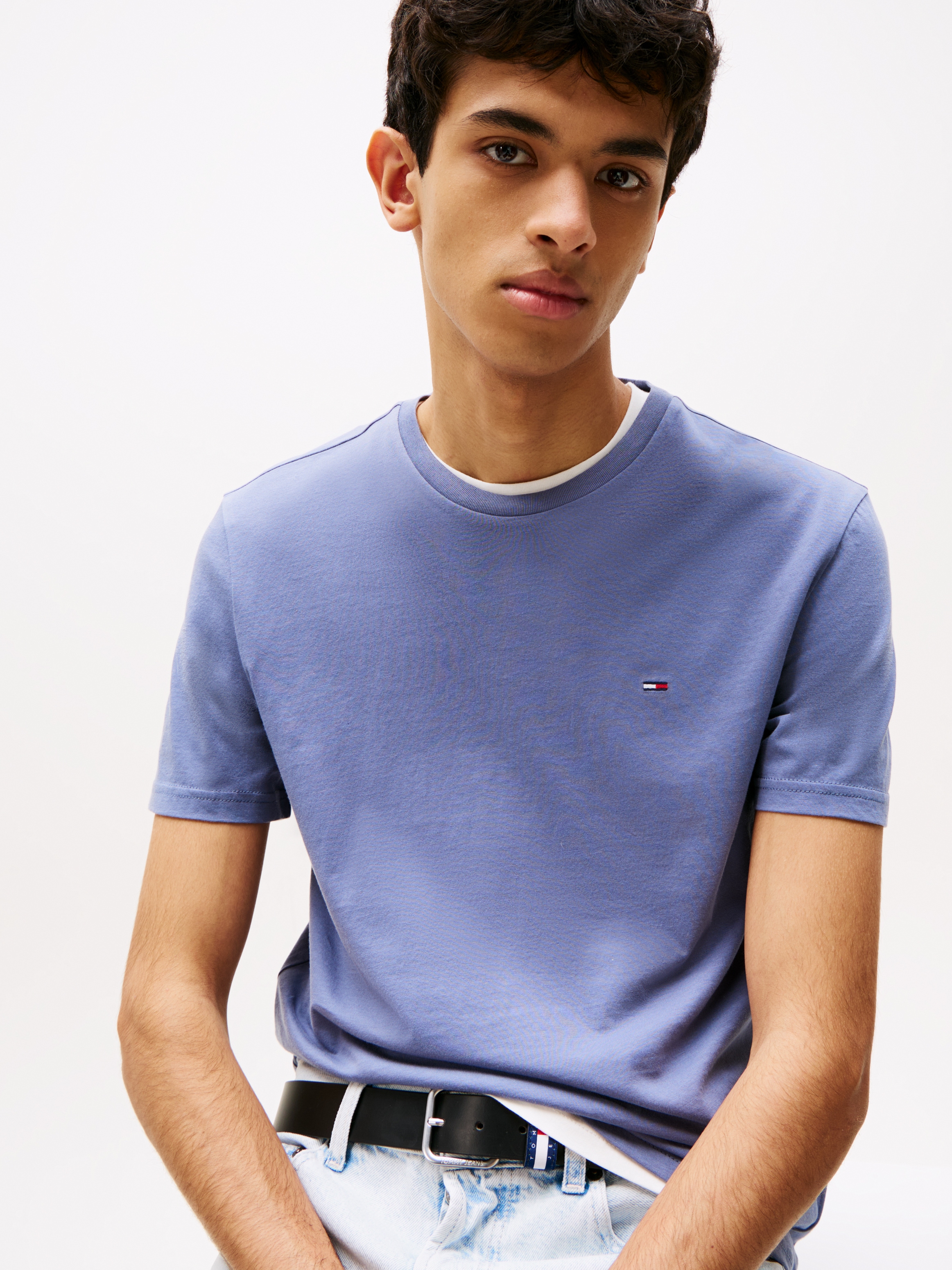 Tommy Jeans T-Shirt »TJM XSLIM 3 PACK TEE«, Mit Rundhalsausschnitt