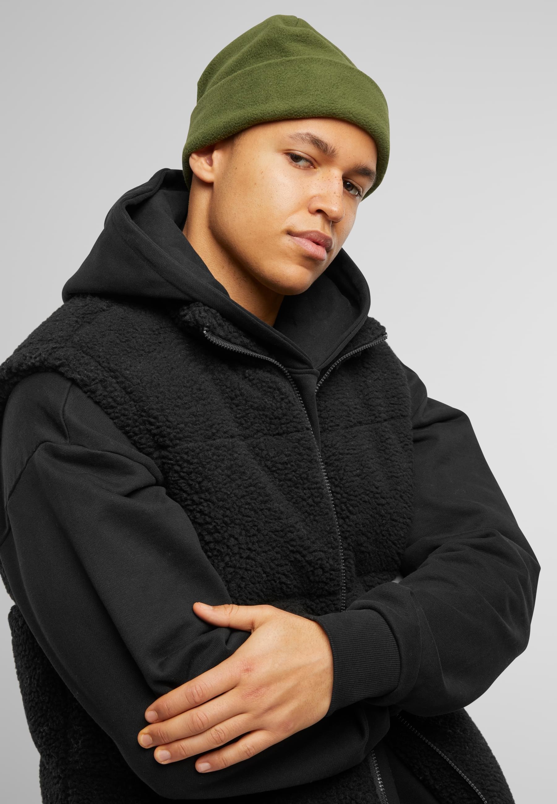 URBAN CLASSICS Beanie »Urban Classics Unisex Fleece Beanie 2-Pack« 1 Stk.