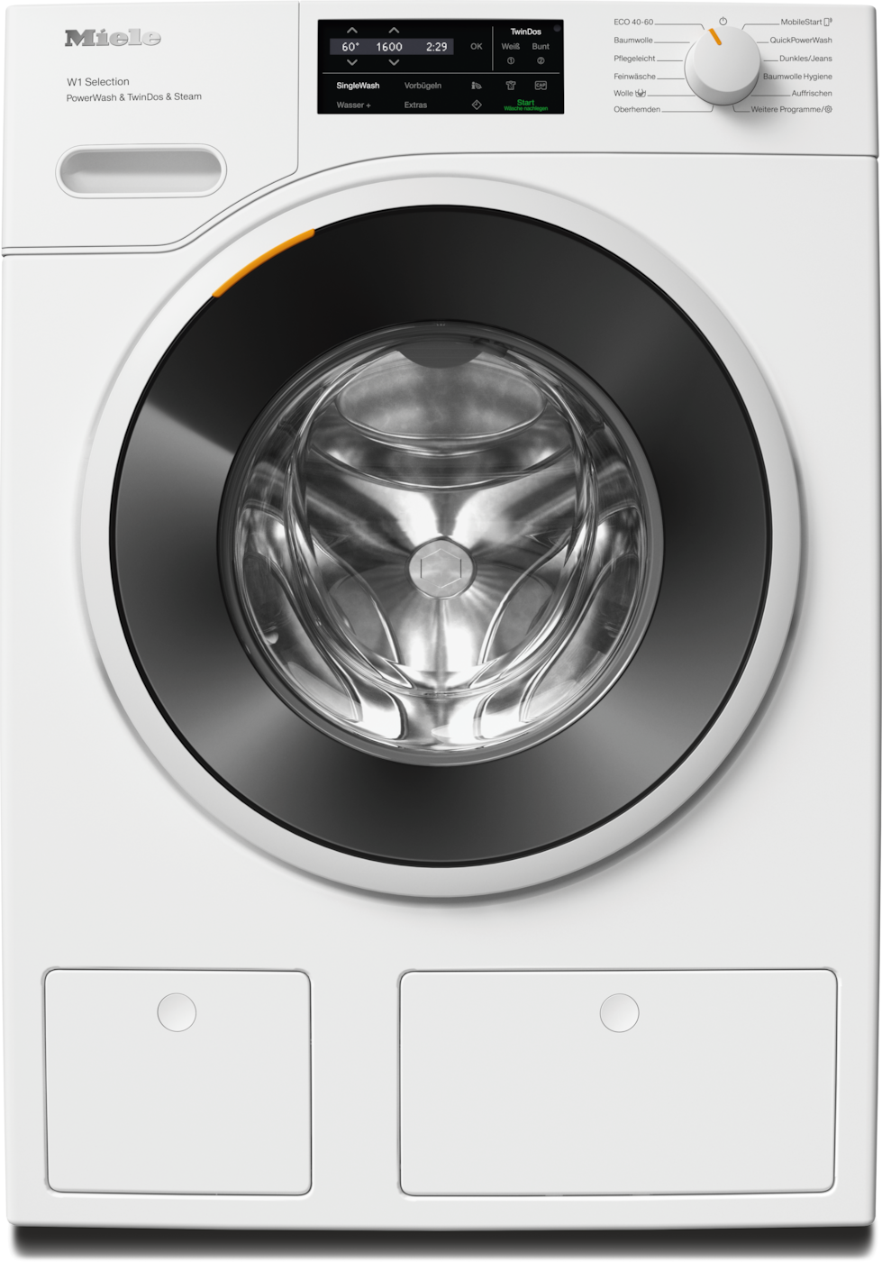 Miele Waschmaschine »WSJ883 WCS PWash&TDos&Steam«, 9 kg, 1600 U/min