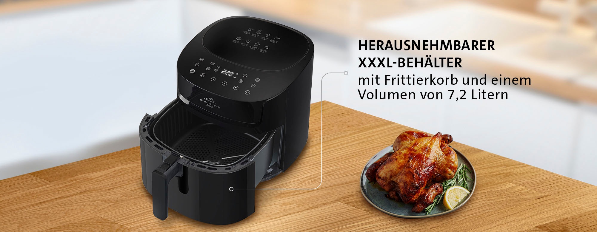 eta Heißluftfritteuse »Fritta Digi ETA316890000«, 1800 W
