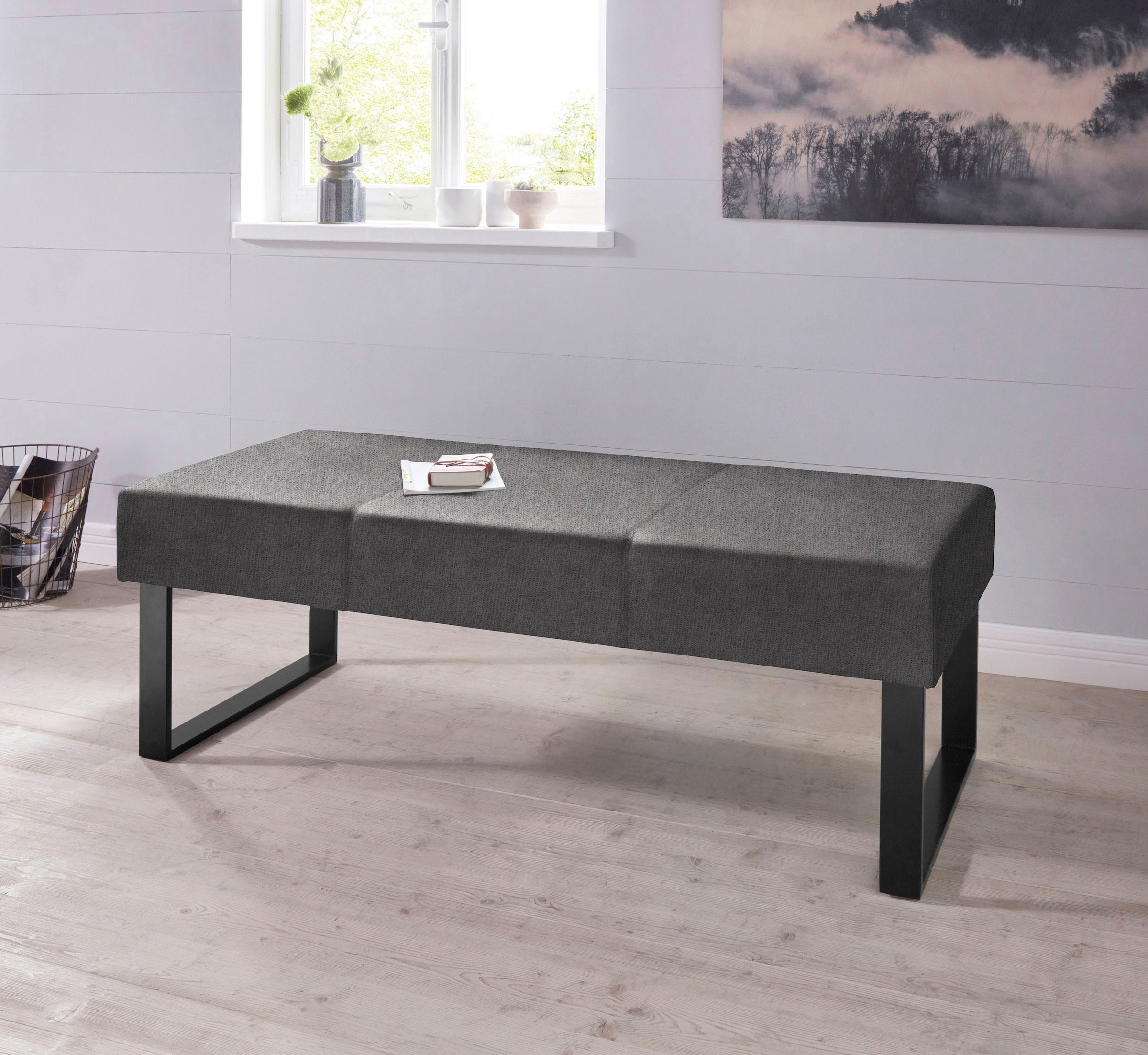 Home affaire Sitzbank »Oliver«, Breite 140cm, mit Metallgestell