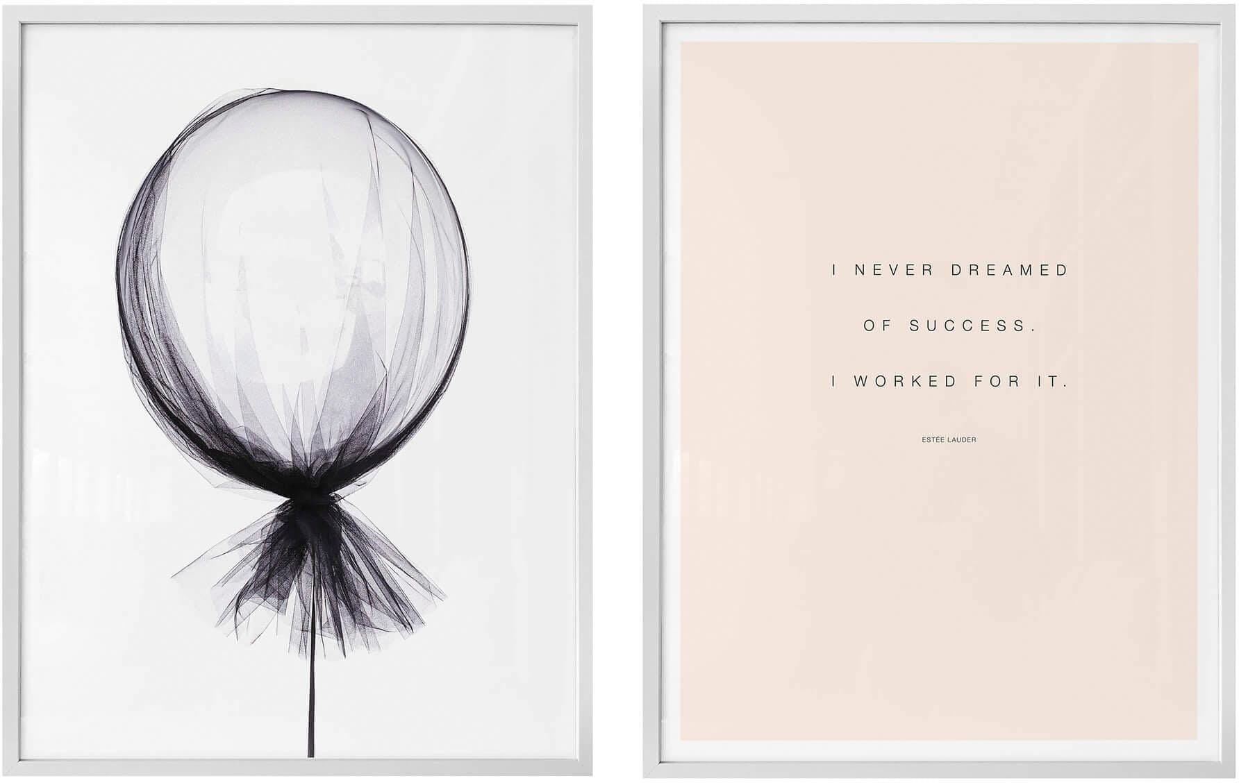 Wall-Art Poster »positive Affirmationen Zitat Set«, (Set, 2 St.), Collage m günstig online kaufen