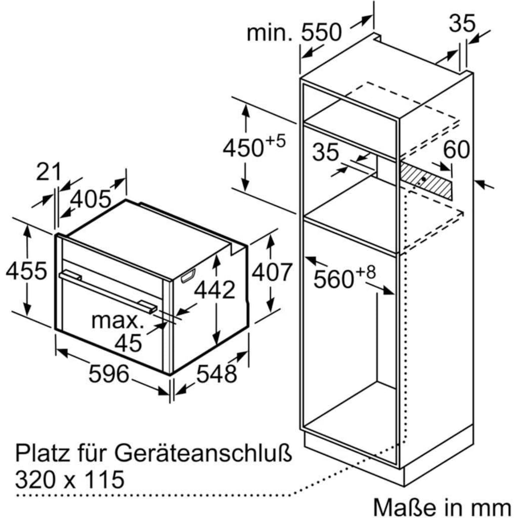 NEFF Einbaubackofen »C15FS22N0«, easyClean, CircoTherm®-Heißluft