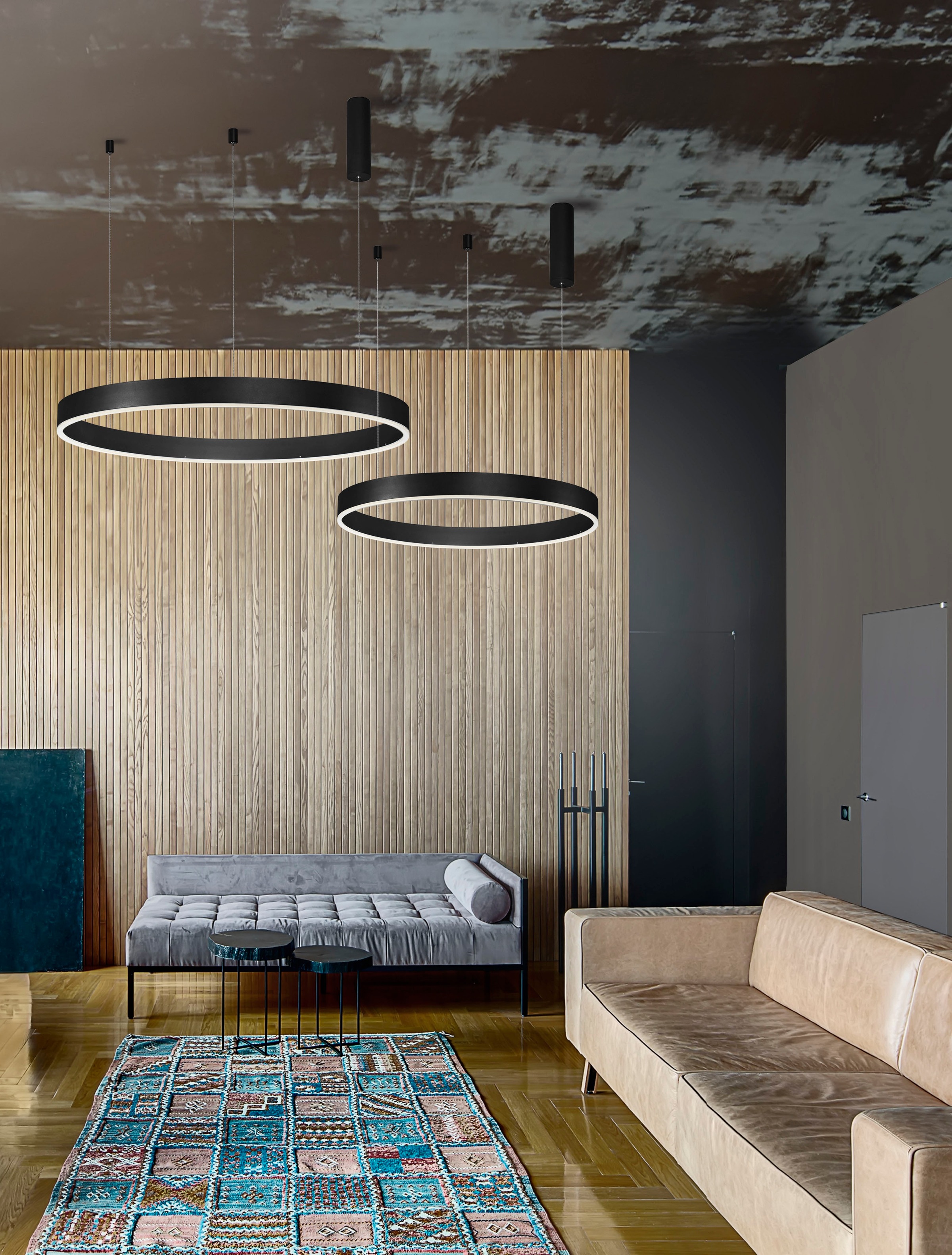 Nova Luce LED-Hängeleuchte »MOTIF« LED-Modul 1 Stk. Warmweiß Dimmbar; Höhen günstig online kaufen