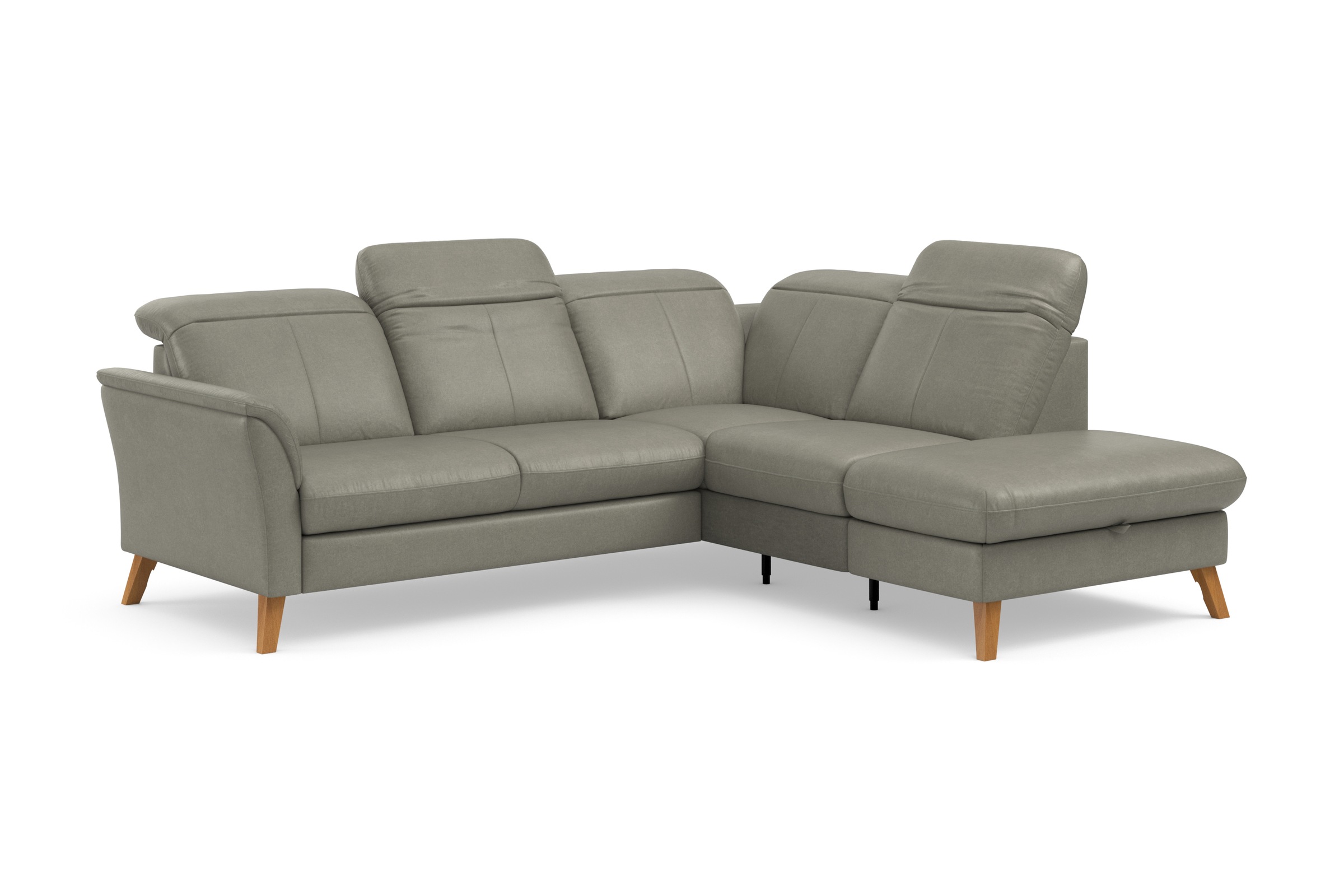 sit&more Ecksofa »Romero L-Form«, wahlweise mit oder ohne TV-Funktion, Bettfunktion, Bettkasten