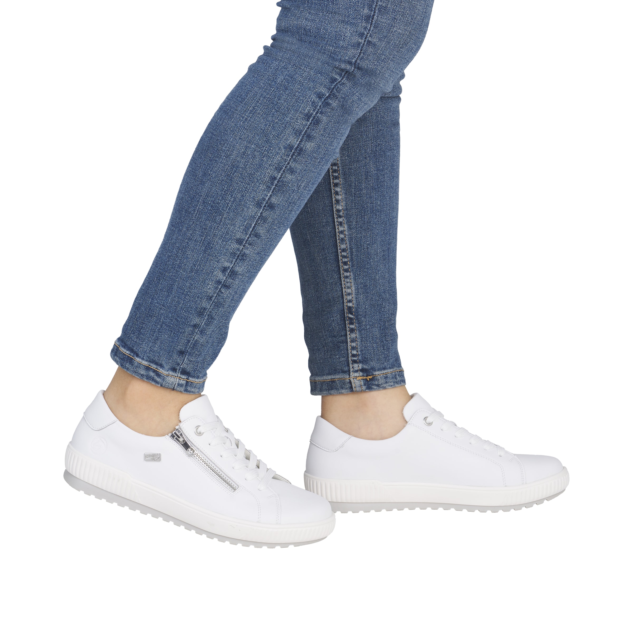 Remonte Sneaker  Freizeitschuh, Halbschuh mit seitlichem Reißverschluss und TEX-Membran