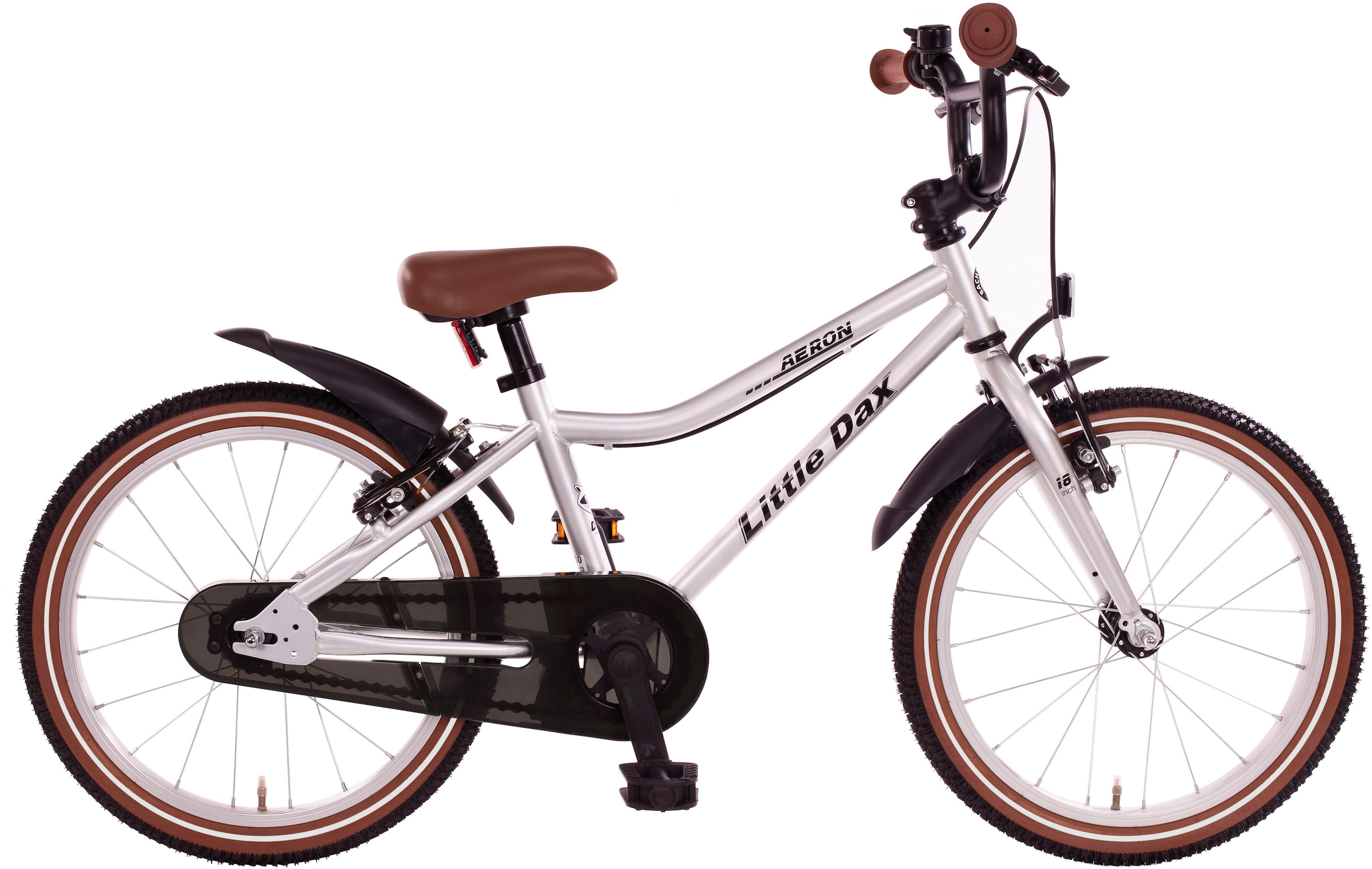 Bachtenkirch Kinderfahrrad »18" Little-Dax "AERON", silberfarben« 1 Gang ohne Schaltung