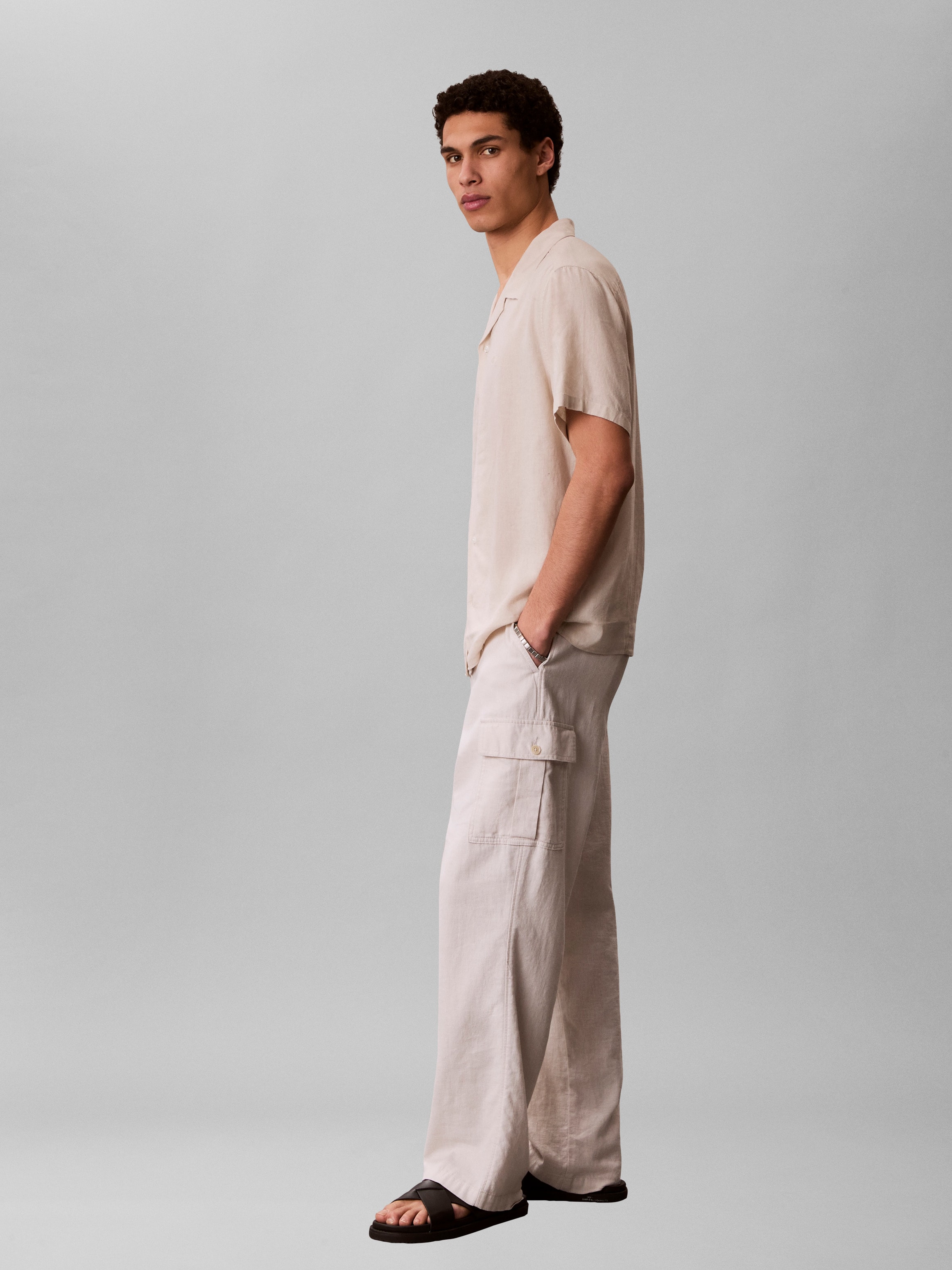 Calvin Klein Jeans Leinenhemd »LINEN CLASSIC« Regular Fit, Leinen-Viskosemix