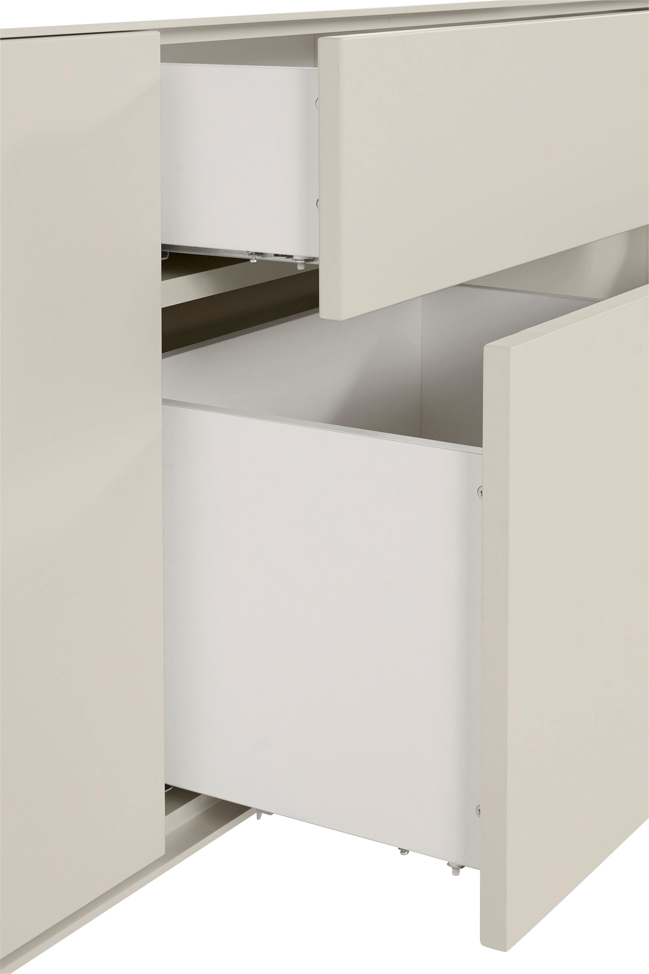 LeGer Home by Lena Gercke Lowboard »Essentials«, Breite: 167 cm, MDF lackiert, Push-to-open-Funktion
