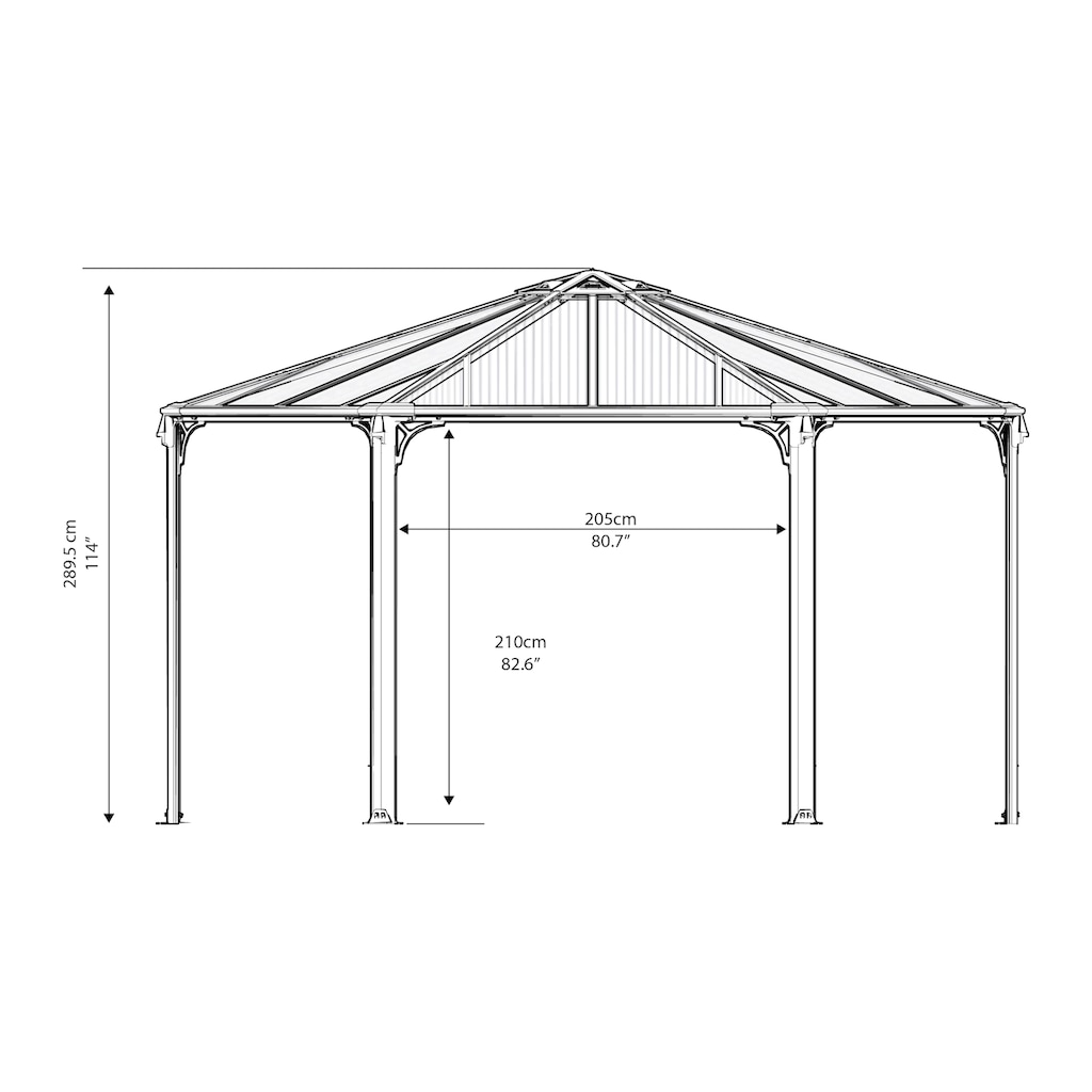 Palram - Canopia Pavillon »Monaco«