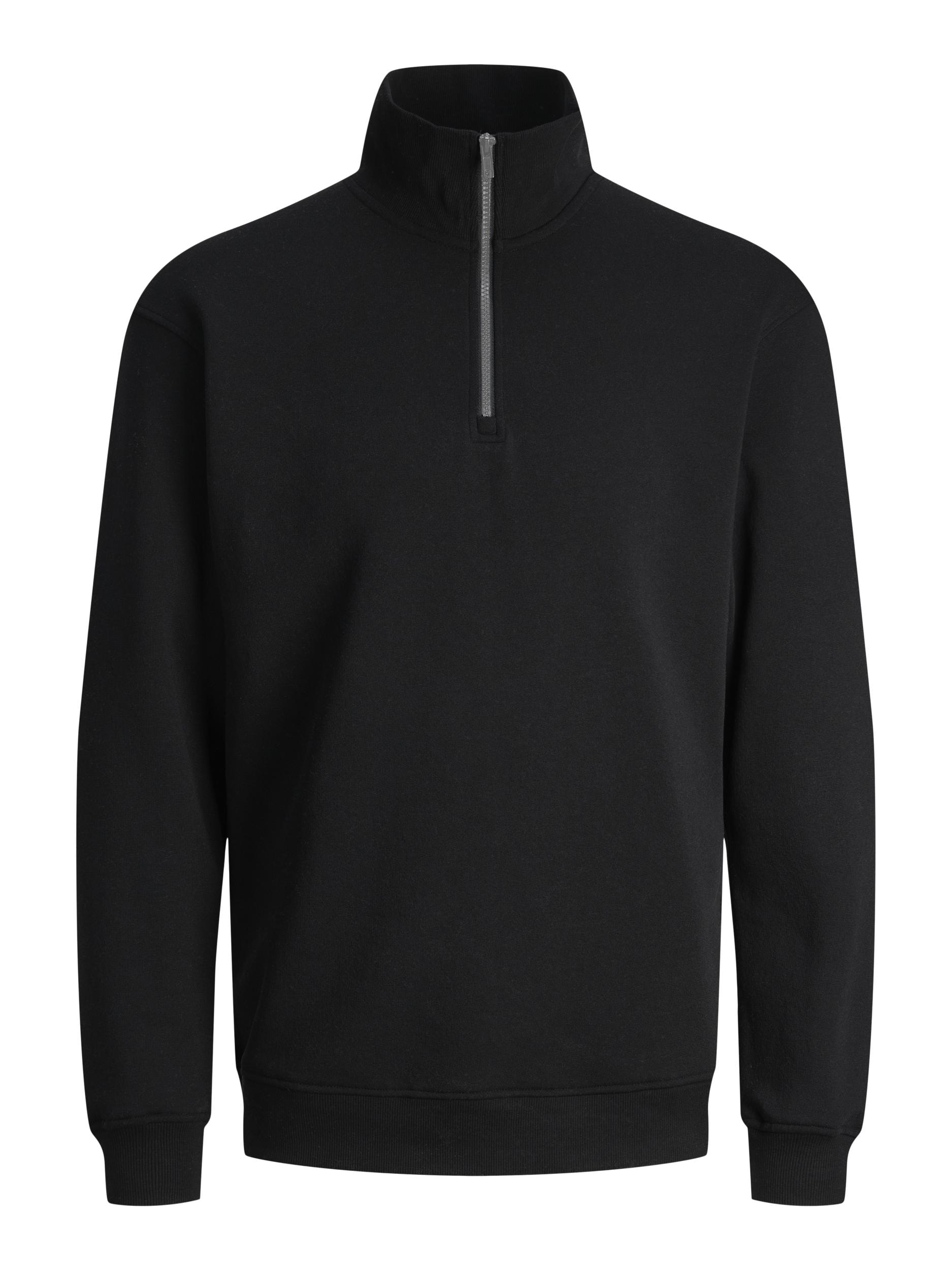 Jack & Jones Sweatshirt »JJEBRADLEY SWEAT HALF ZIP NOOS«, mit Troyer Kragen