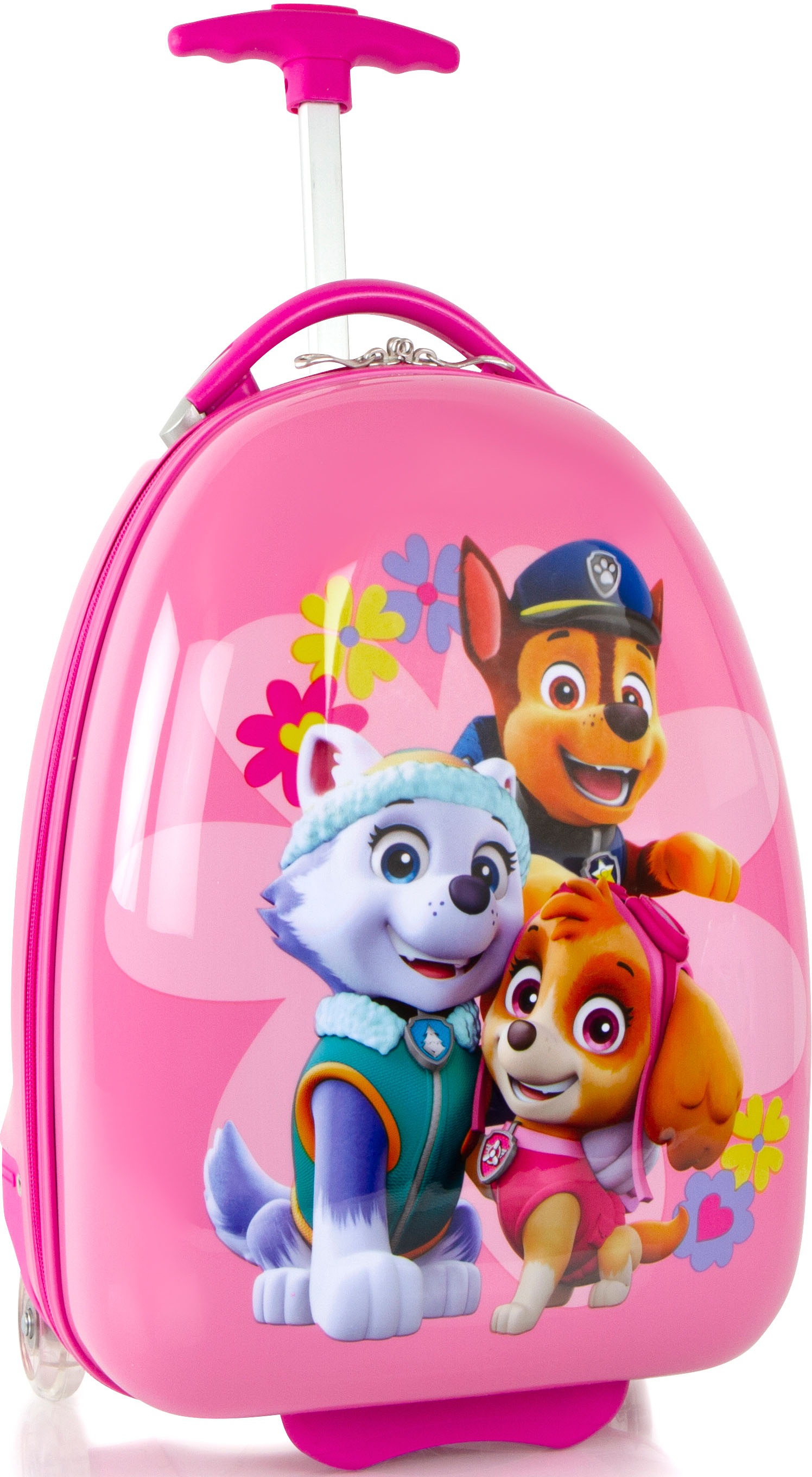 Heys Kinderkoffer »Paw Patrol, Rosa«, 2 Rollen, Heys x Joachim Llambi Kindertrolley Handgepäck-Koffer