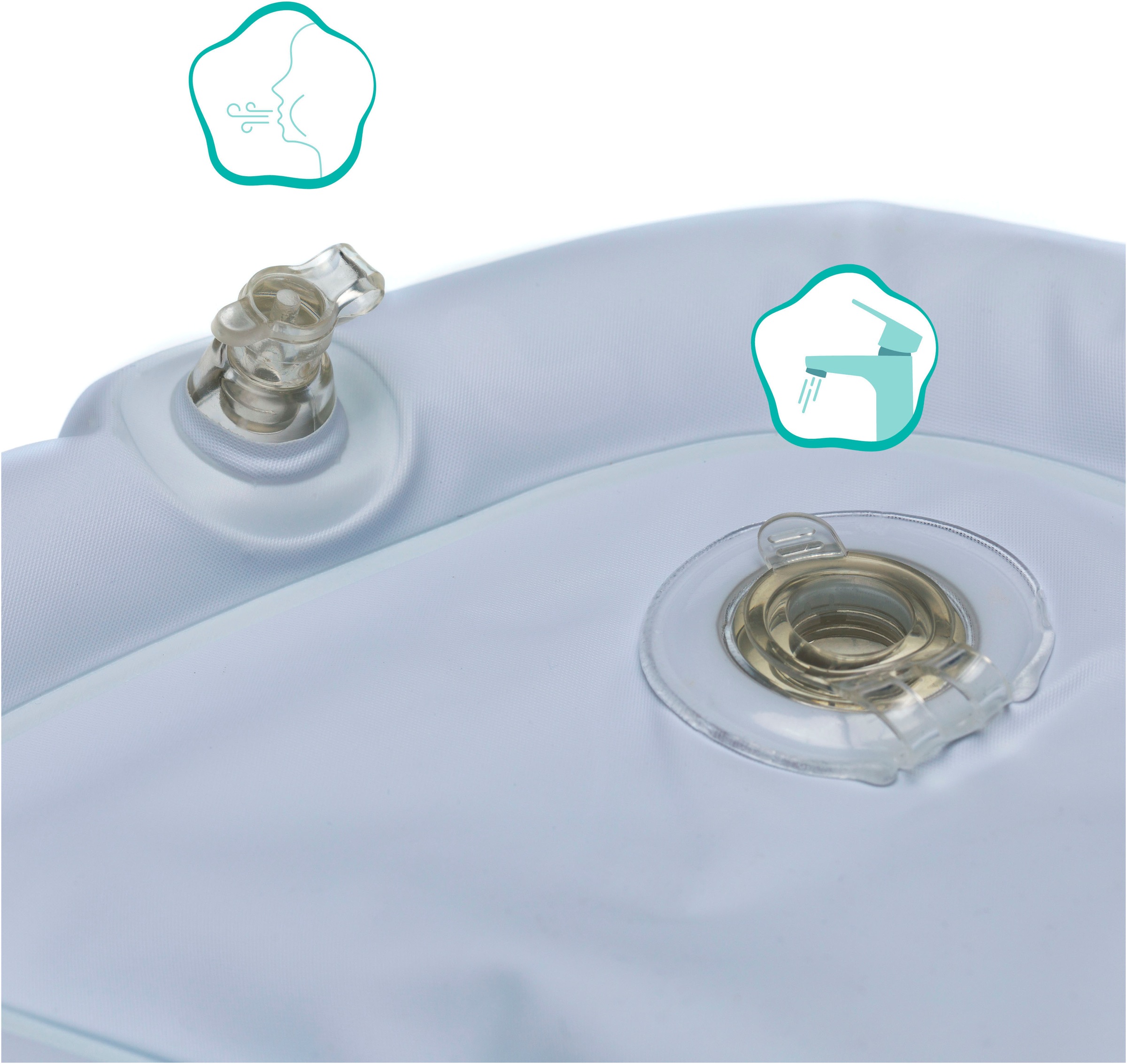 Fillikid Spielmatte »Wasserspielmatte Ocean für Hochstuhl«, teilweise mit Wasser befüllbar