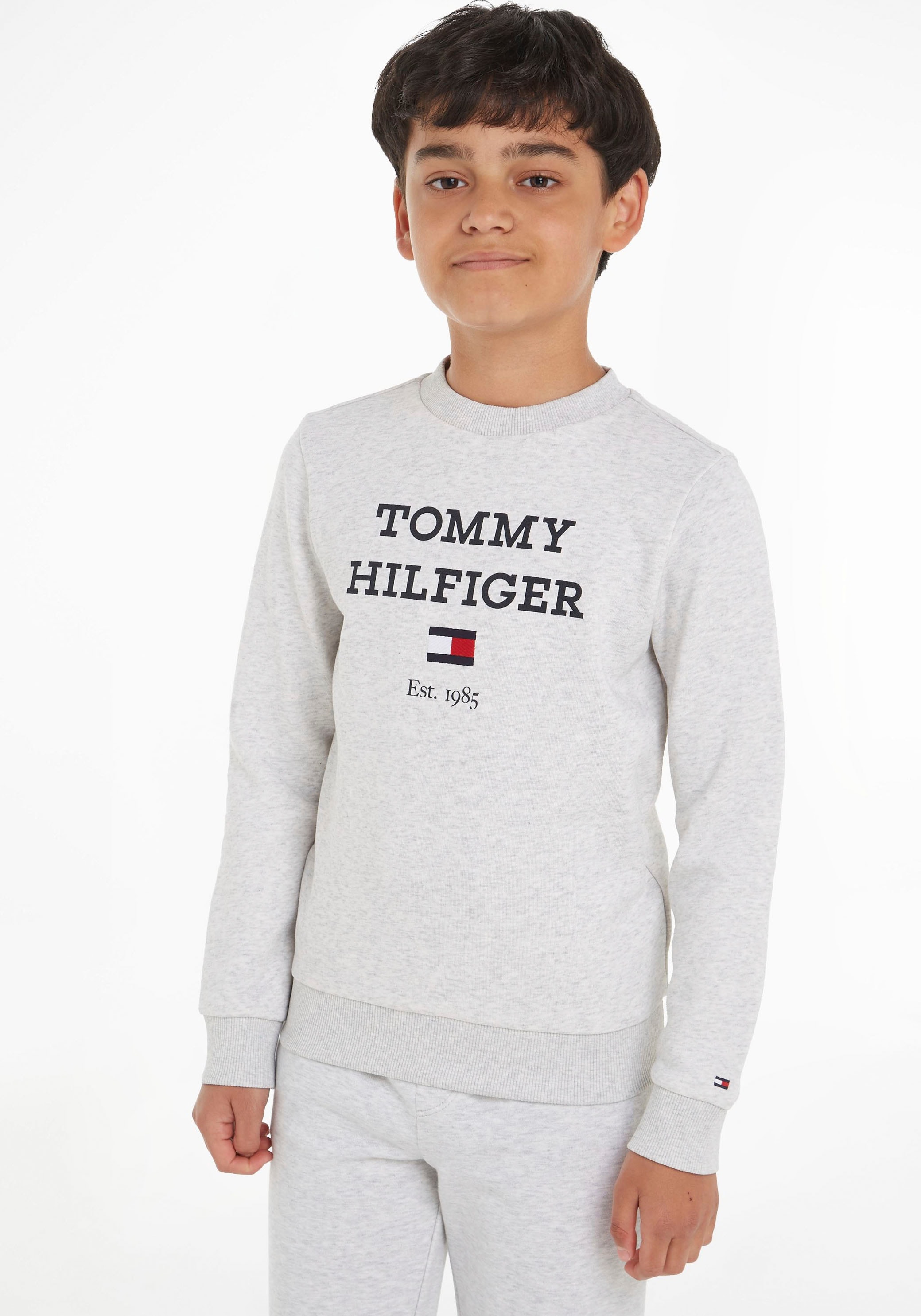 Tommy Hilfiger Sweatshirt »TH LOGO SWEATSHIRT«, mit großem Logo