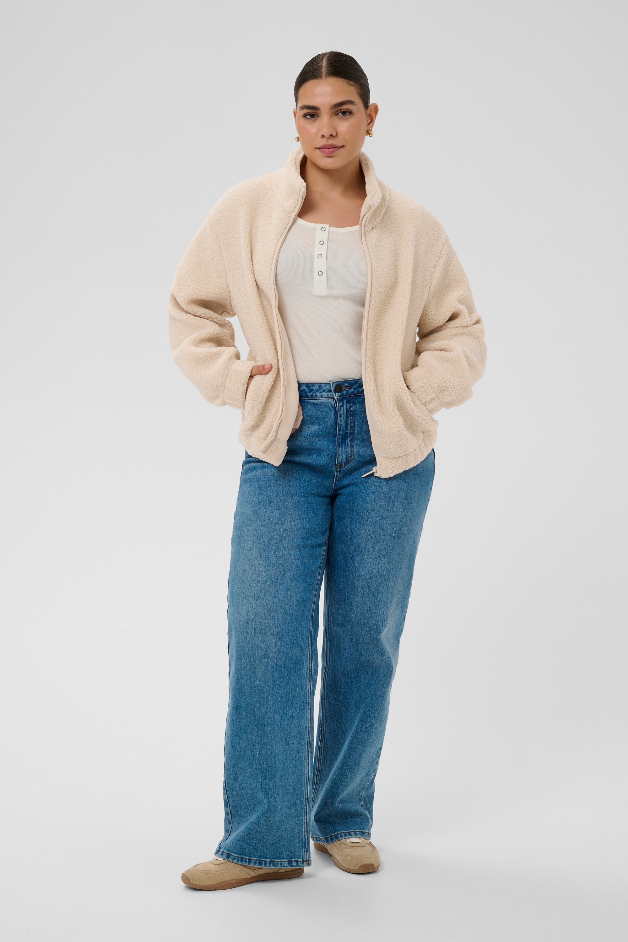 KAFFE Curve Wintermantel »Jacke KCmally«