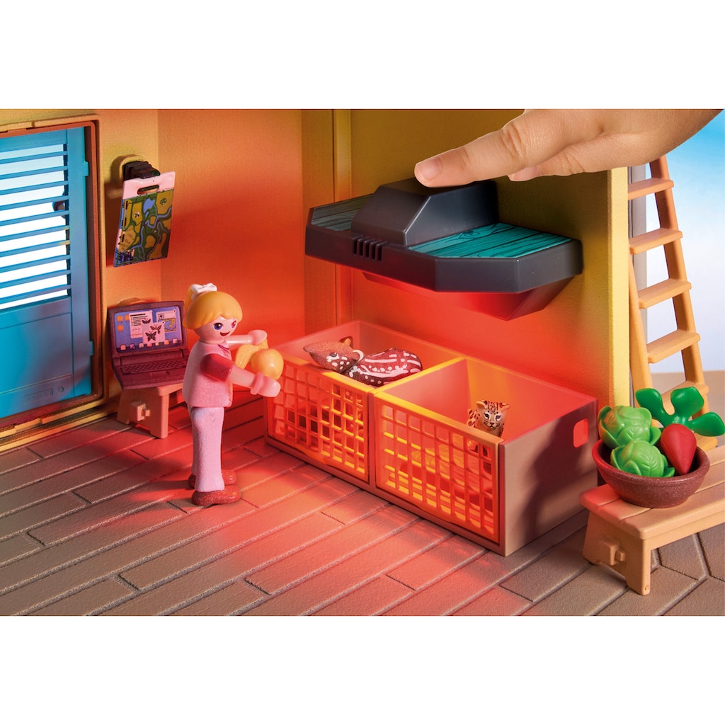 Playmobil® Konstruktions-Spielset »Wiltopia - Tierpflegestation (71007), Wiltopia«, (347 St.)