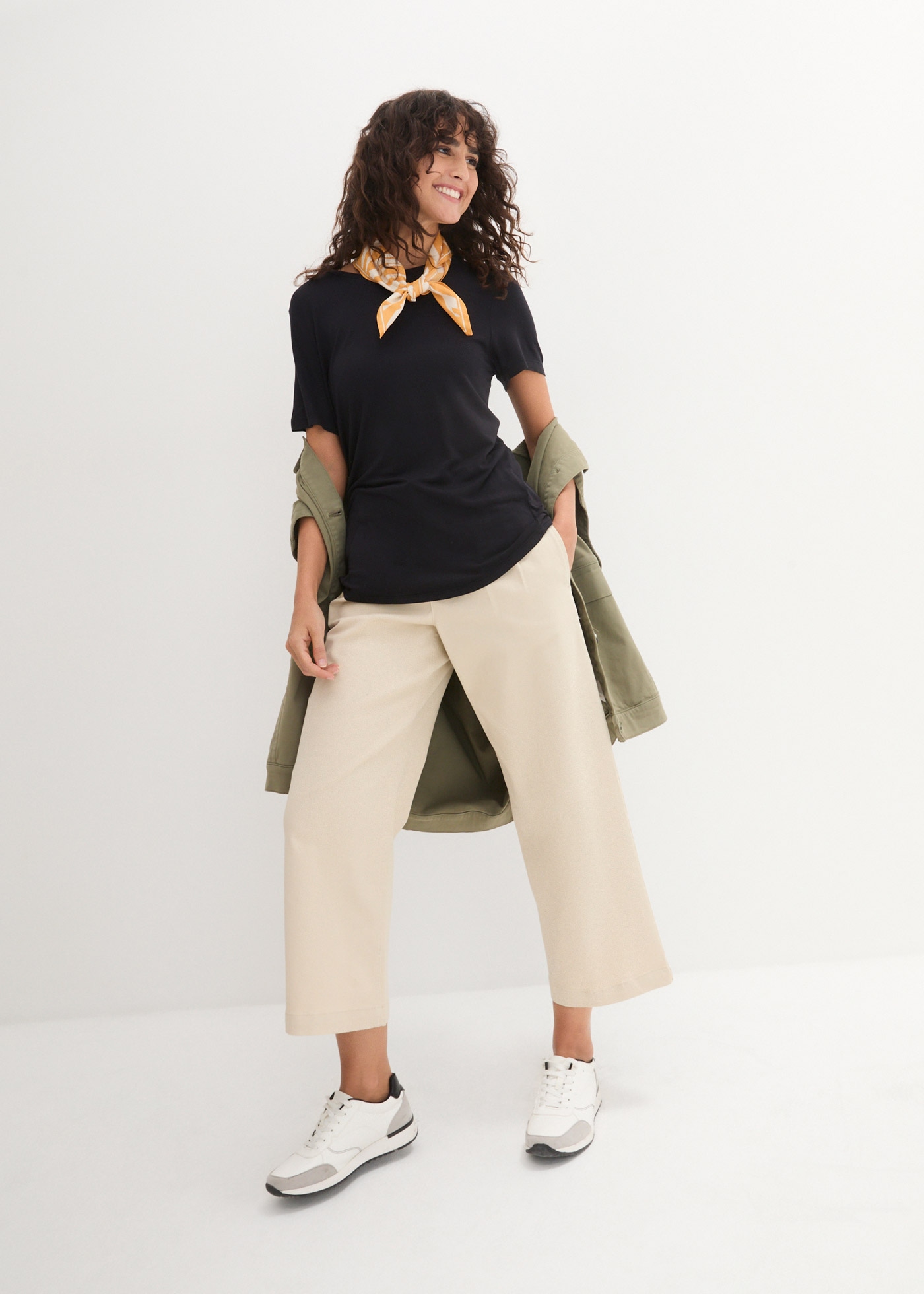 bonprix Longshirt Longshirt aus softer Viskose