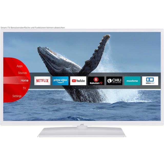 JVC LED-Fernseher »LT-32VF5155W«, 80 cm/32 Zoll, Full HD, Smart TV, HDR,  Triple-Tuner, 6 Monate HD+ inklusive auf Rechnung bestellen