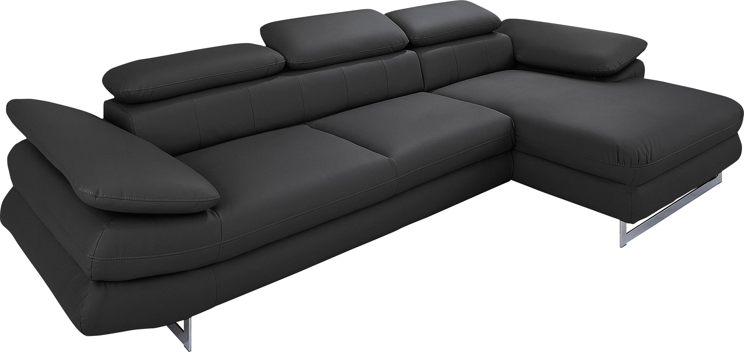 INOSIGN Ecksofa »Solution L-Form«, mit Arm- & Kopfteilverstellung, wahlweis günstig online kaufen