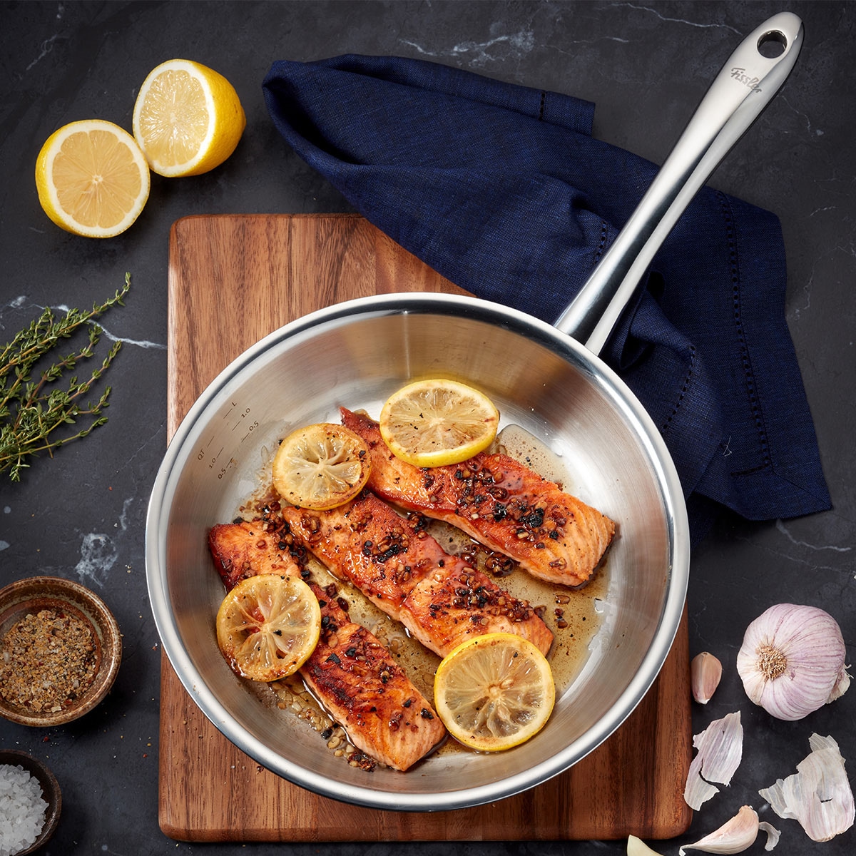 Fissler Bratpfanne »Fissler M5 Pro-Ply®, Edelstahl-Pfanne« Edelstahl 18/10 5-lagiges Mehrschichtmaterial für präzise Temperaturkontrolle