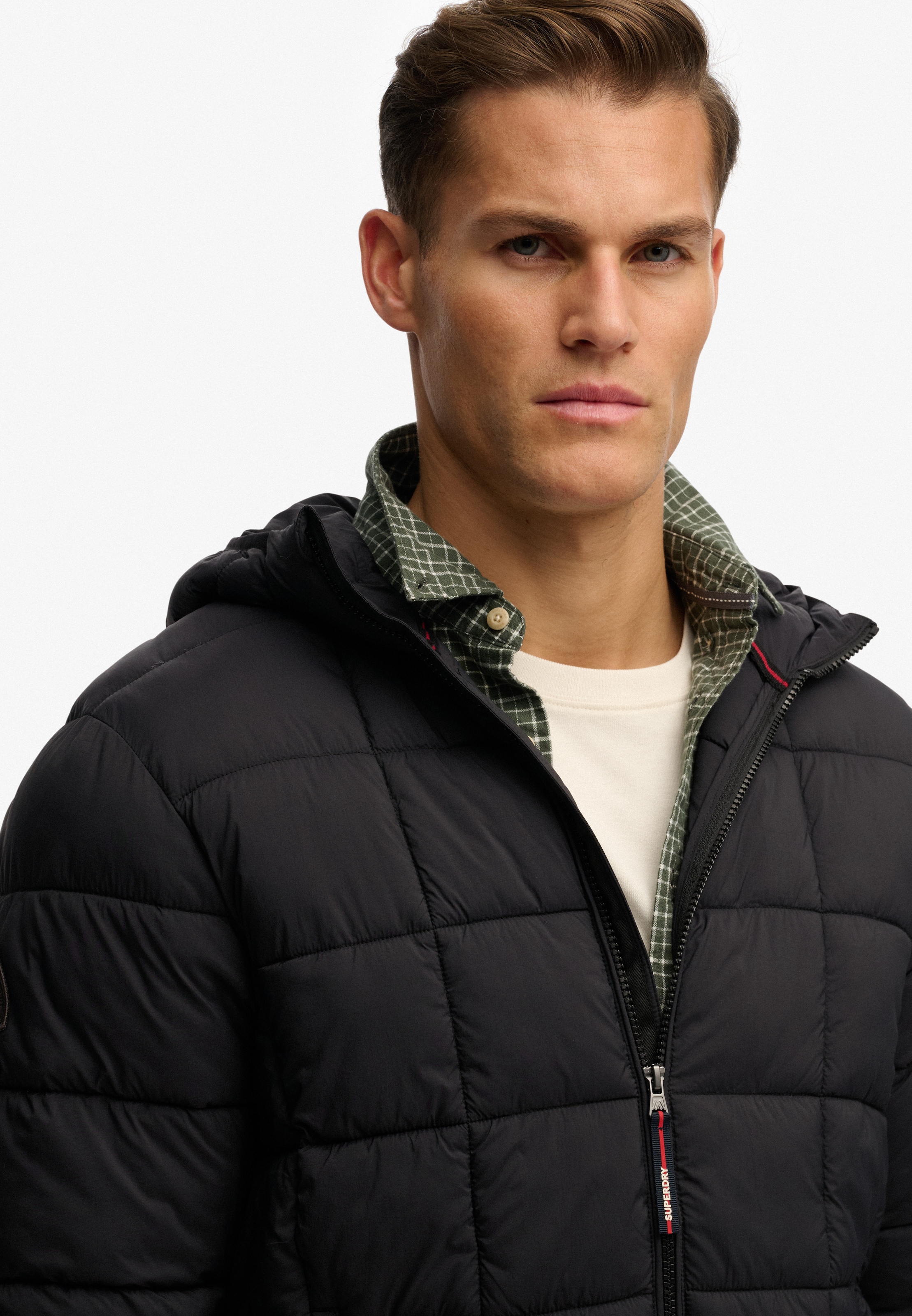 Superdry Steppjacke »HOOD BOX QUILT FUJI LITE JKT«
