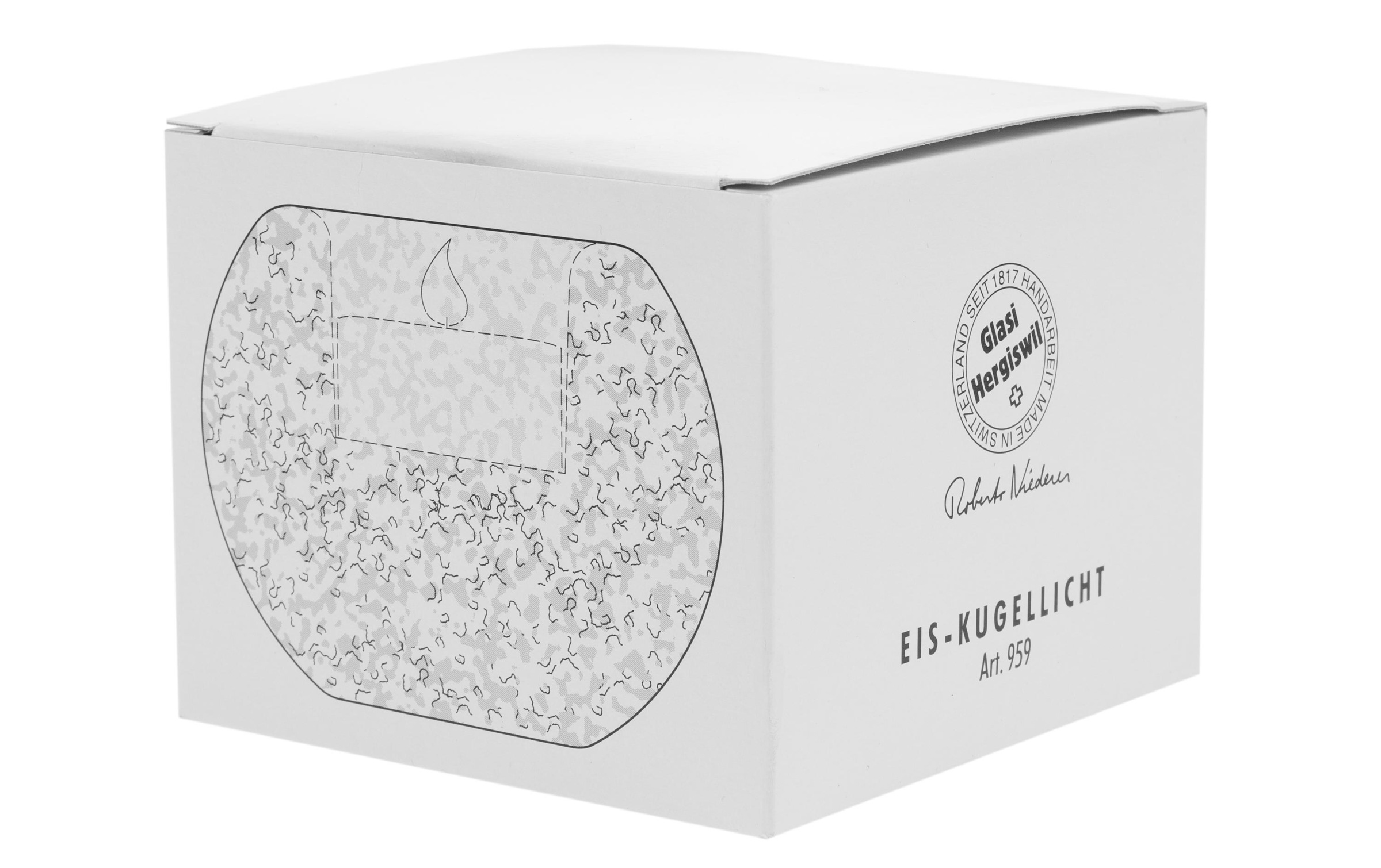 Glasi Hergiswil Kerzenhalter »Eis-Kugel 1 Stück«