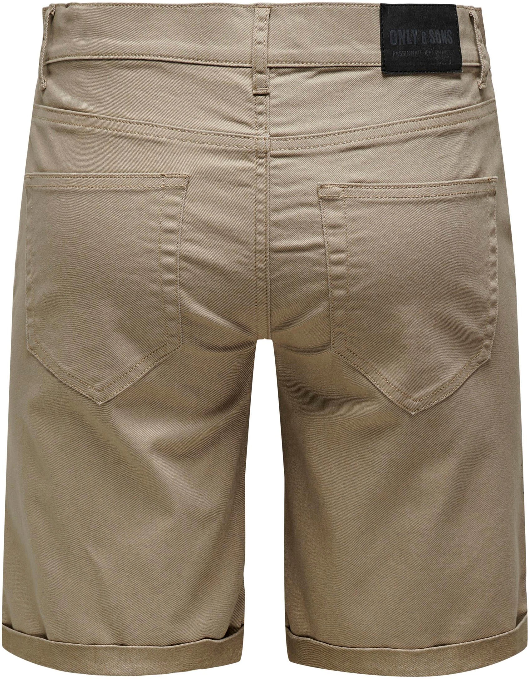 6. Bild von ONLY & SONS Jeansshorts »ONSPLY LIFE REG TWILL 4451 SHORTS«