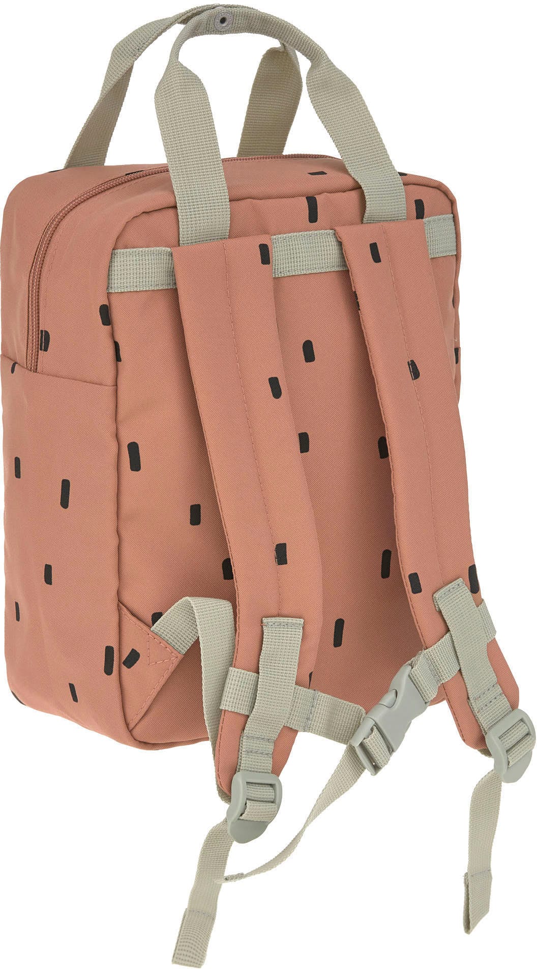 LÄSSIG Kinderrucksack »Happy Prints, Mini Square Backpack, Caramel«