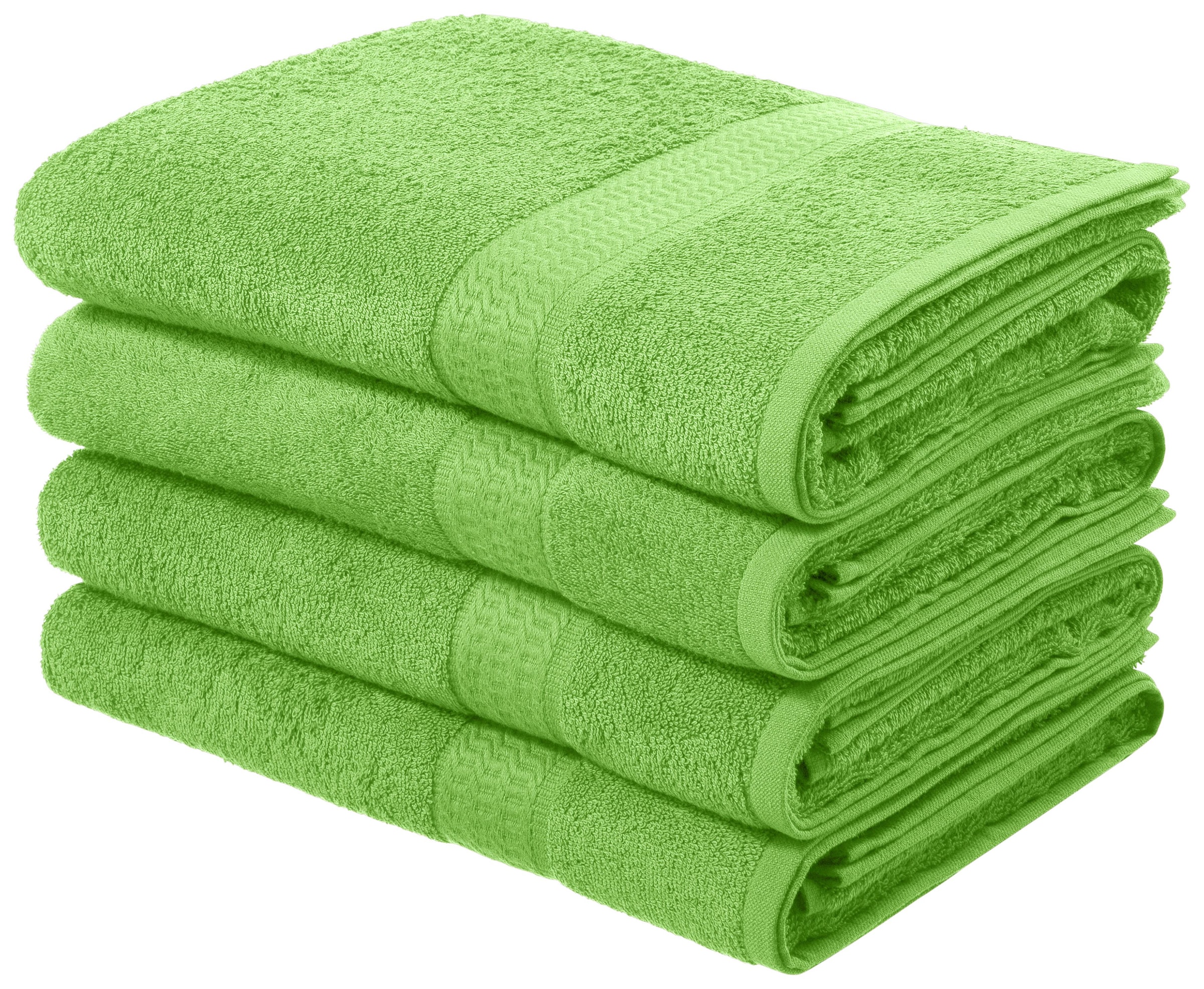 my home Badetücher »Juna«, Serie, St.), bequem Uni-Farben, 100% bestellen (4 in und Set als Baumwolle schnell im und Badehandtücher