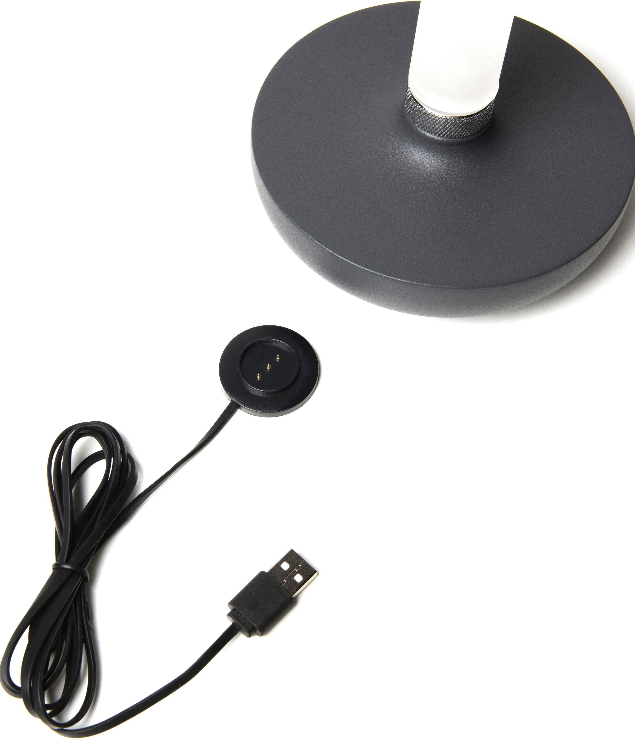 KONSTSMIDE LED Tischleuchte »Biarritz«, Leuchtmittel LED-Modul | LED fest integriert, Biarritz USB-Tischleuchte, 1800/2700/4000K, dimmbar