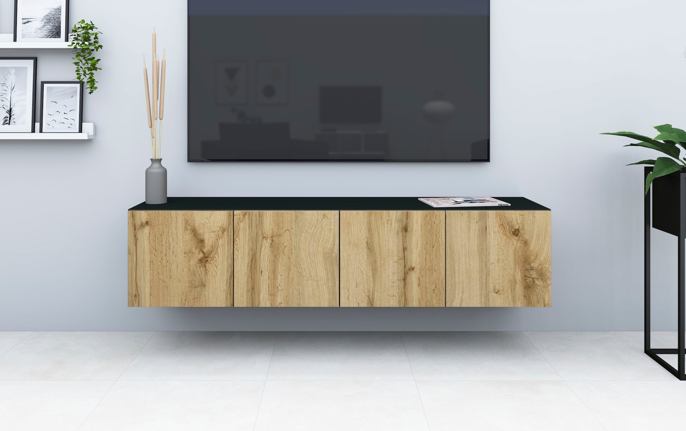 borchardt Möbel Lowboard »Vaasa«, 152 bestellen Breite auf cm, Raten hängend nur