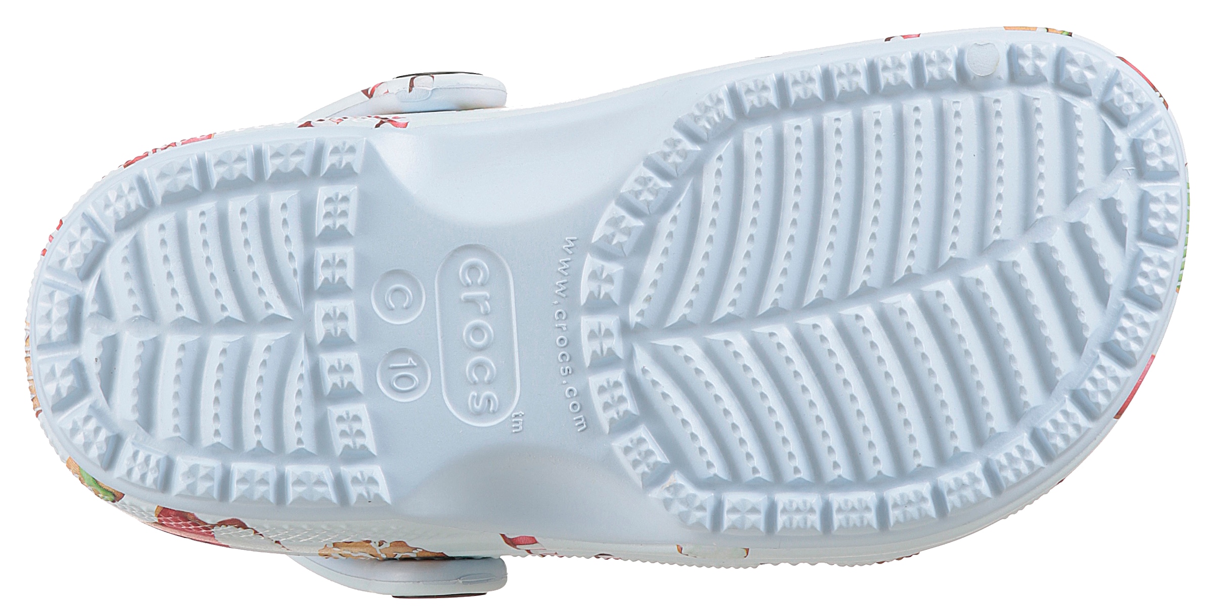 Crocs Clog »Classic Clog K«  Weihnachtsschuh, Hausschuh mit buntem Festive Print