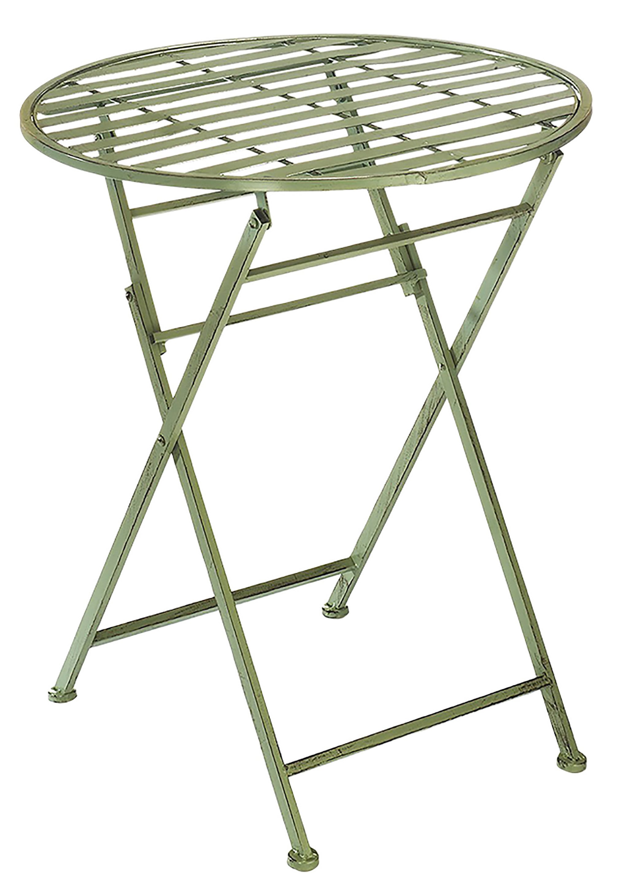 locker Beistelltisch »Tisch aus Metall antique green 60cm« 1 Stk. tlg. günstig online kaufen