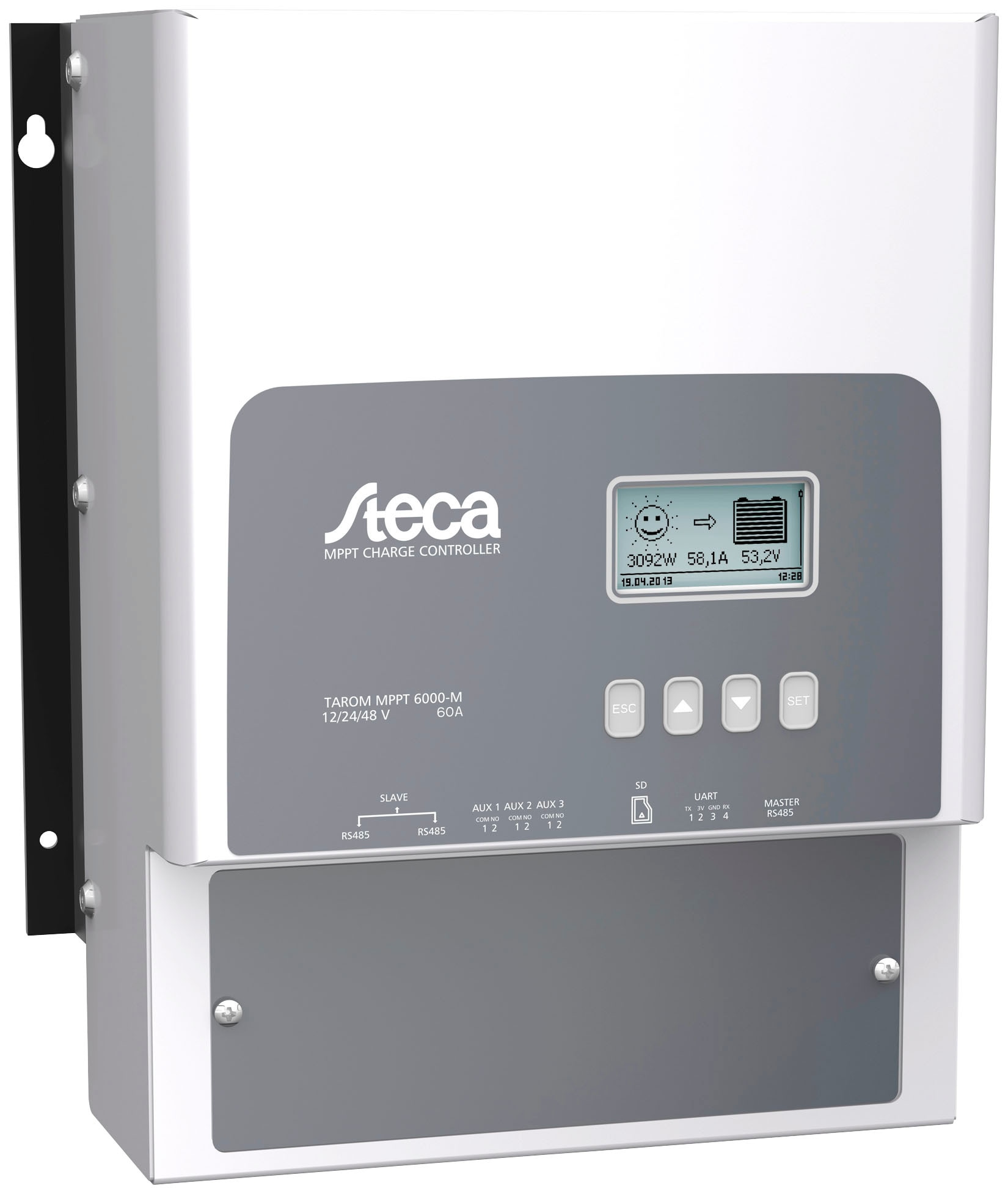 VICTRON ENERGY Solarladeregler »Steca Tarom MPPT 6000-S« Leistung maximal in Watt: 900 / 1800 / 3600 schwarz, weiß Jahre