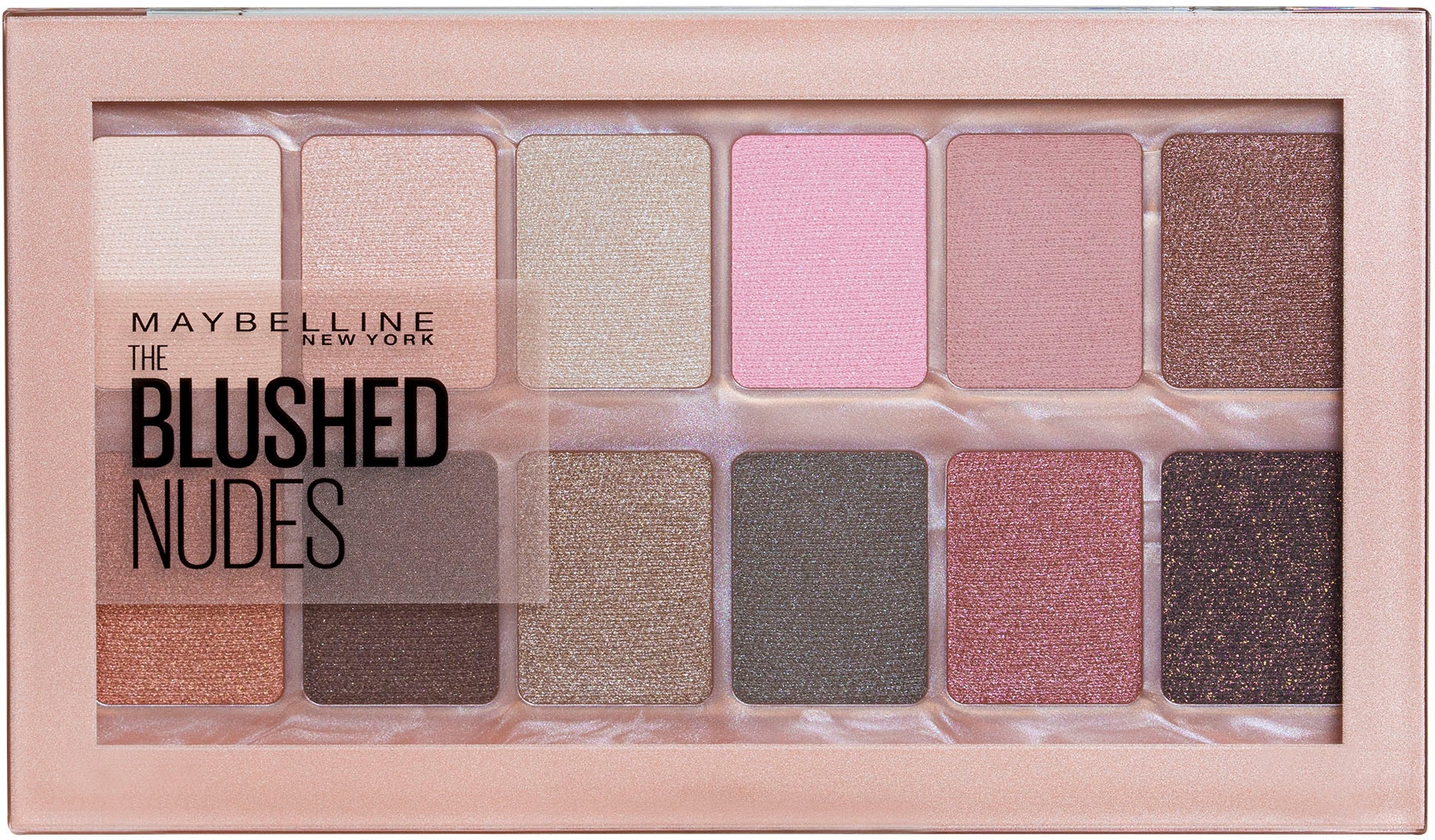 MAYBELLINE NEW YORK Lidschatten-Palette »The Blushed Nudes«, mit verschiedenen Nuancen
