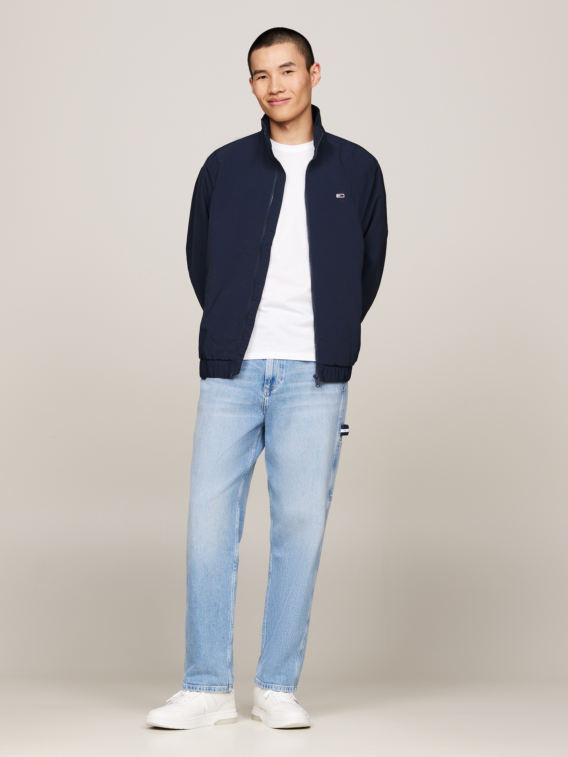 Tommy Jeans Plus Collegejacke »TJM ESSENTIAL JACKET EXT«, Große Größen und Logostickerei