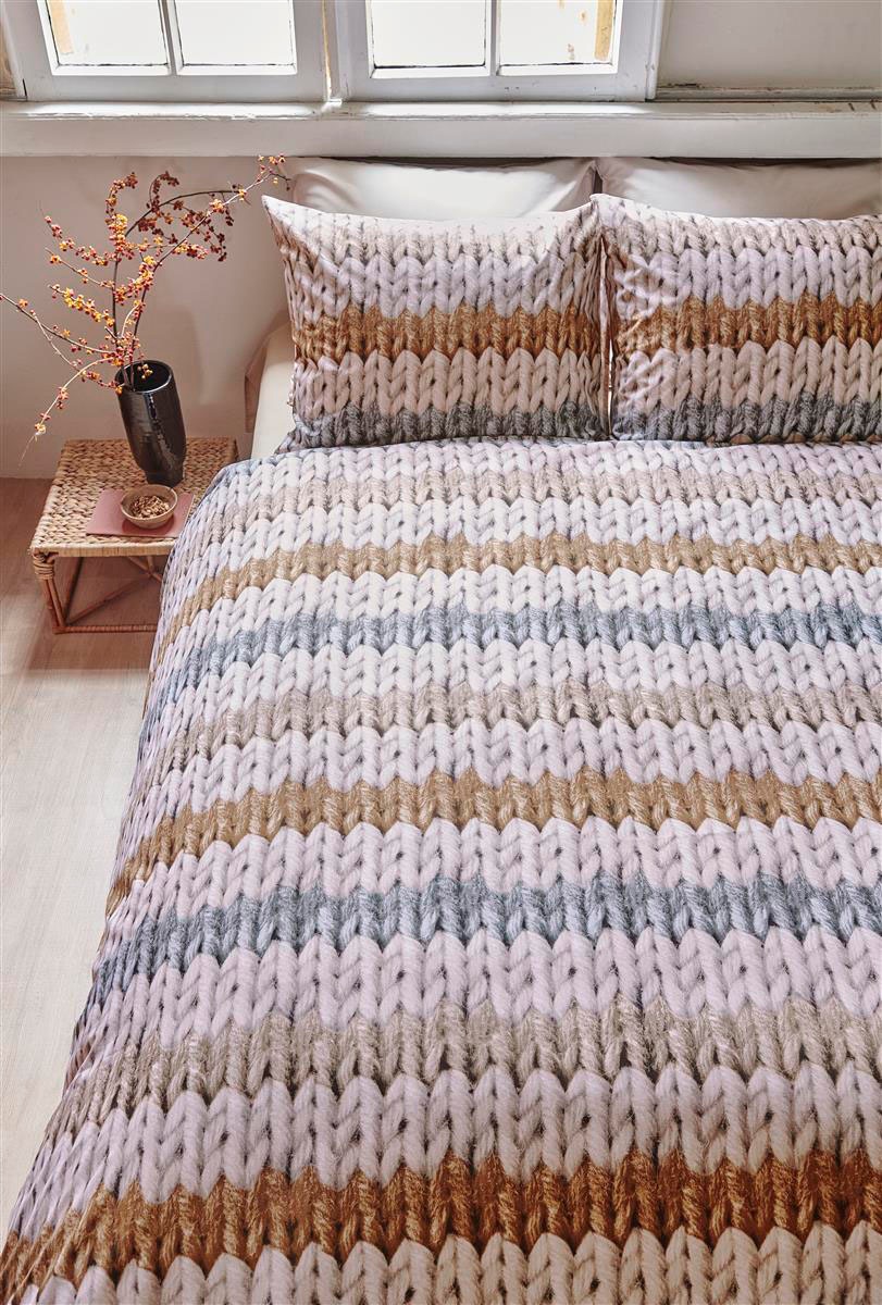 Beddinghouse Bettwäsche »Beddinghouse Warm Stripes« 2 Stk. tlg.