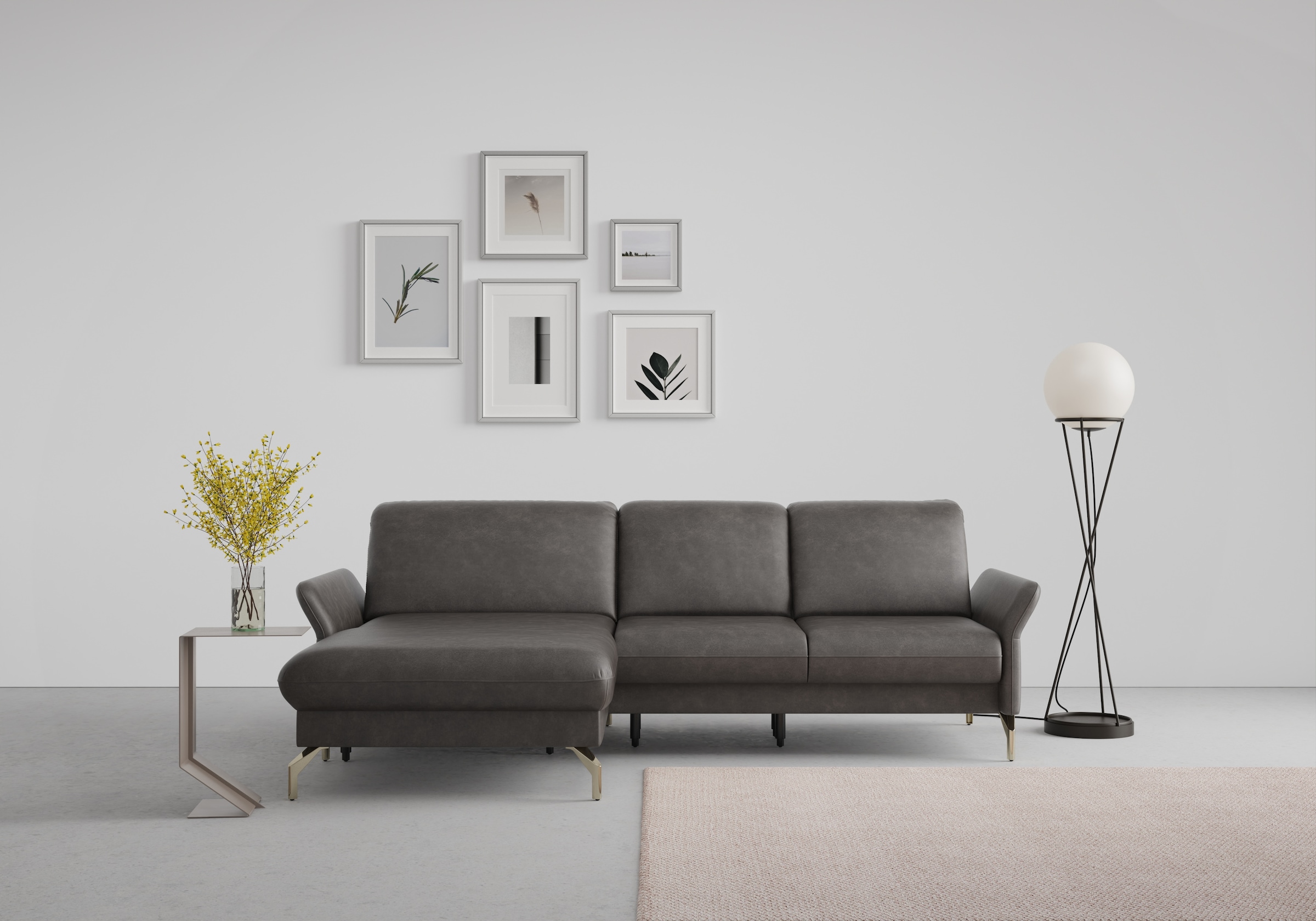 sit&more Ecksofa »Fashion L-Form«, wahlweise mit Kopfteilverstellung, Vorzi günstig online kaufen