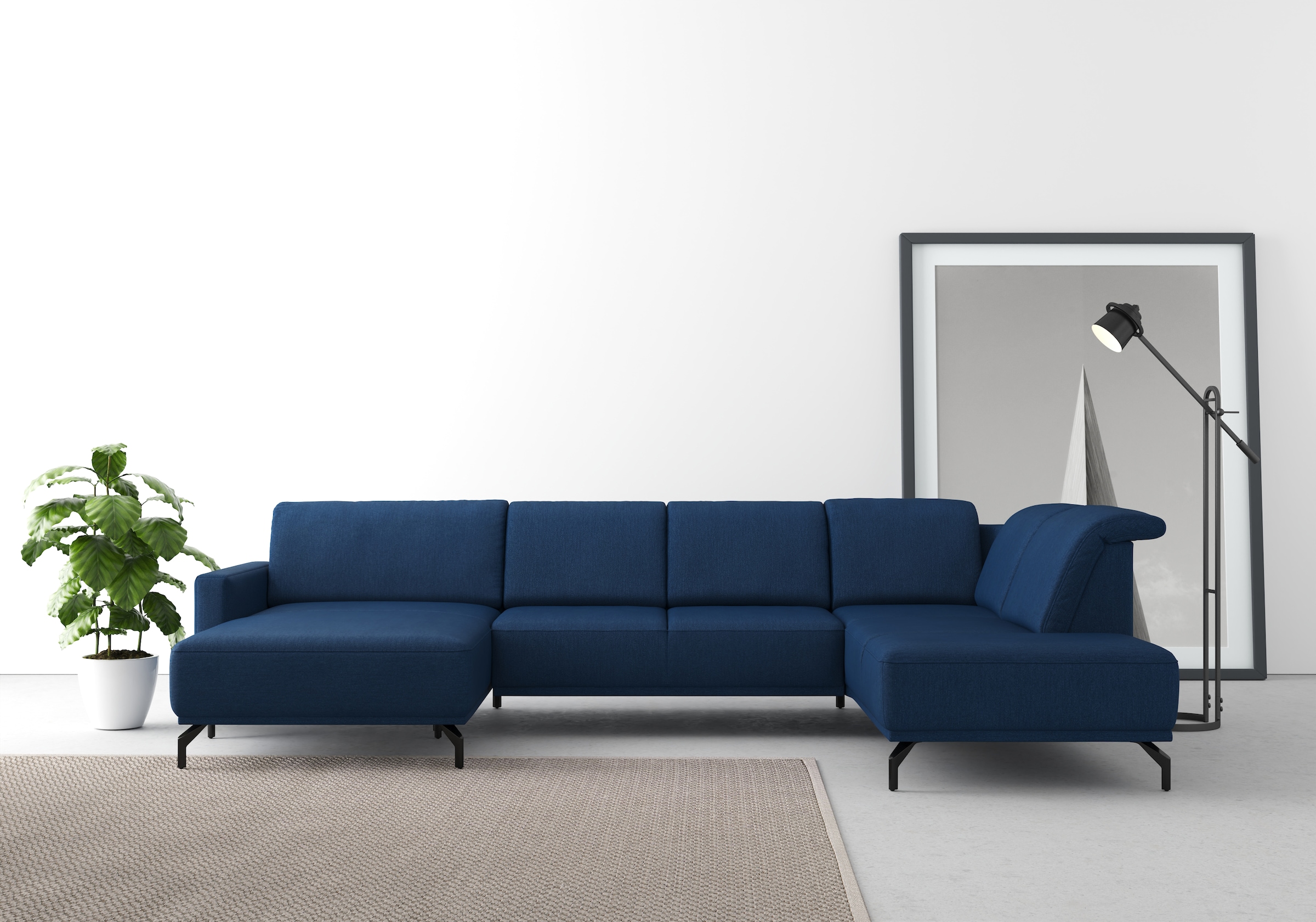 sit&more Wohnlandschaft »Bailando U-Form« wahlweise mit Kopfteilverstellung günstig online kaufen