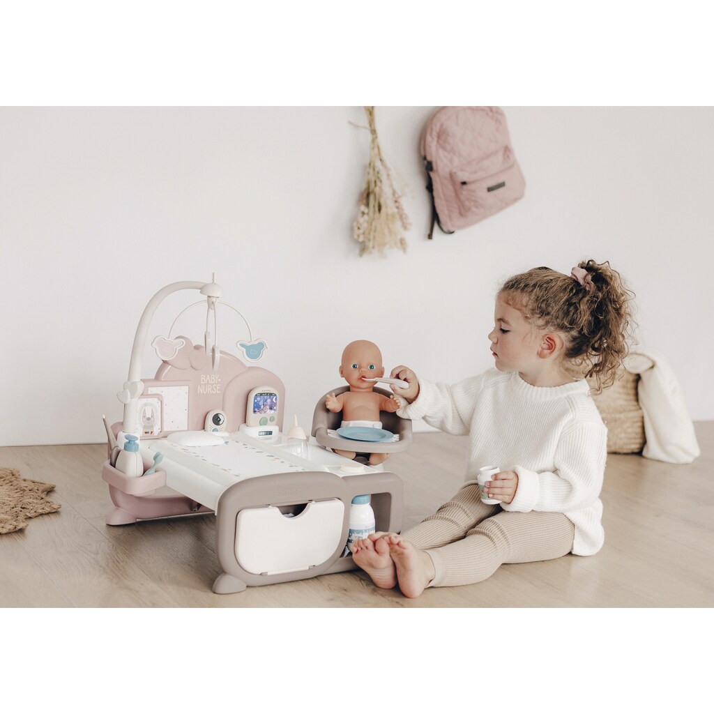 Smoby Puppen Pflegecenter »Baby Nurse, Cocoon Puppen-Spielzimmer 3in1 mit Puppe«