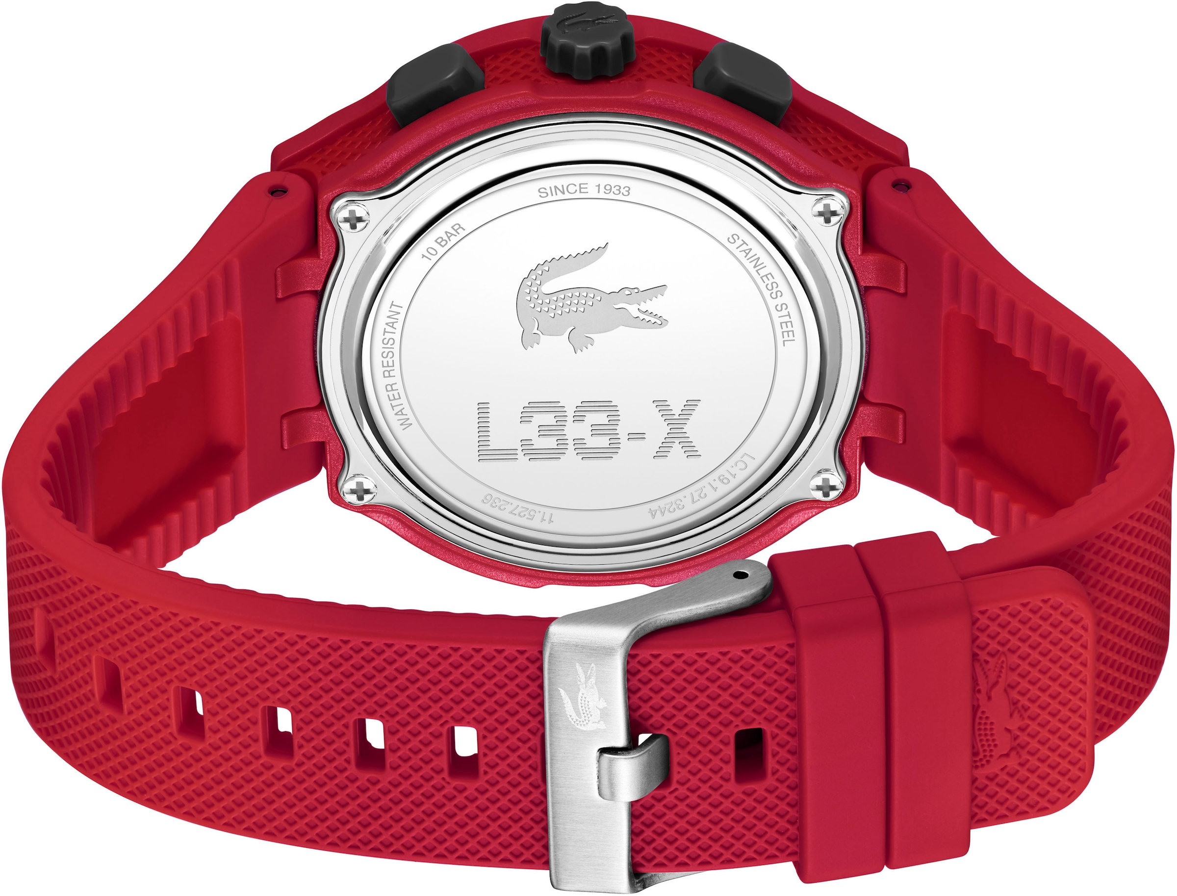 Lacoste Chronograph »LC33«, Armbanduhr, Quarzuhr, Herren, analog, digital, Stoppfunktion