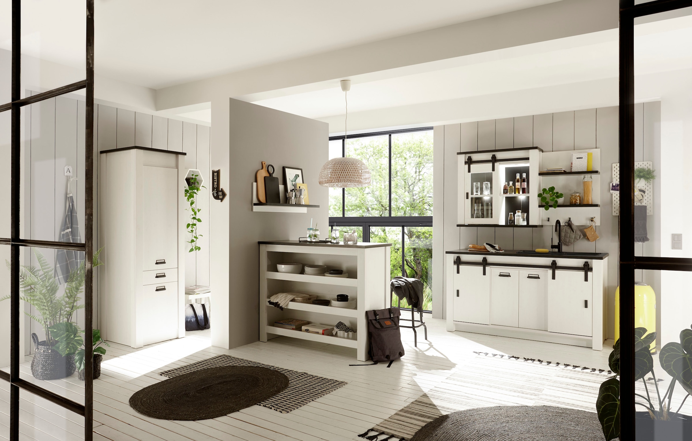 Home affaire Küche »Sherwood«, Breite 240 cm, ohne E-Geräte